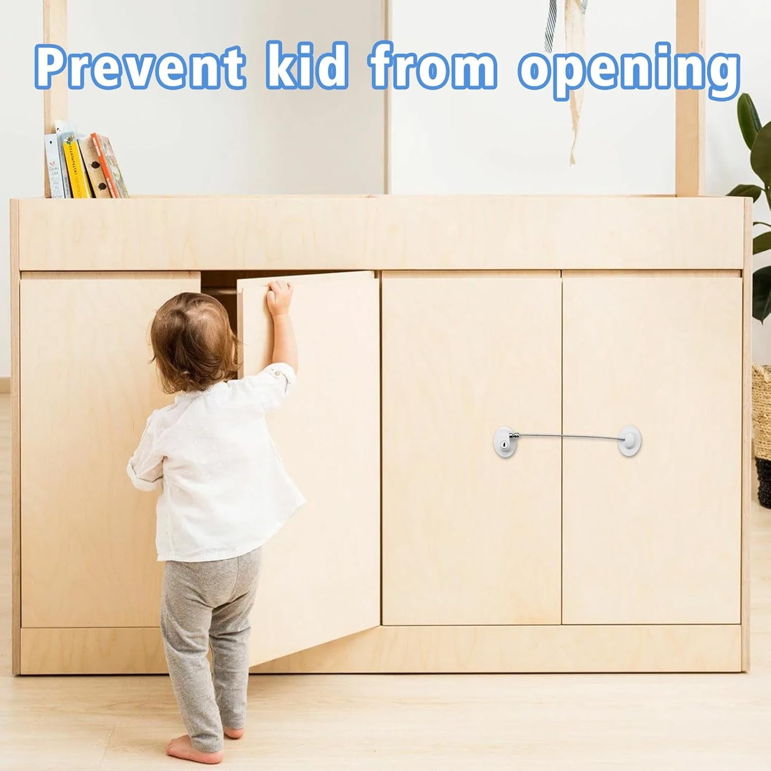 6 Pack Refrigerator Locks with 12 Keys,Child Safety Fridge,Refrigerator Lock Combination,Mini Fridge,File Drawer,Toilet Seat Lock with Strong Adhesive (White)