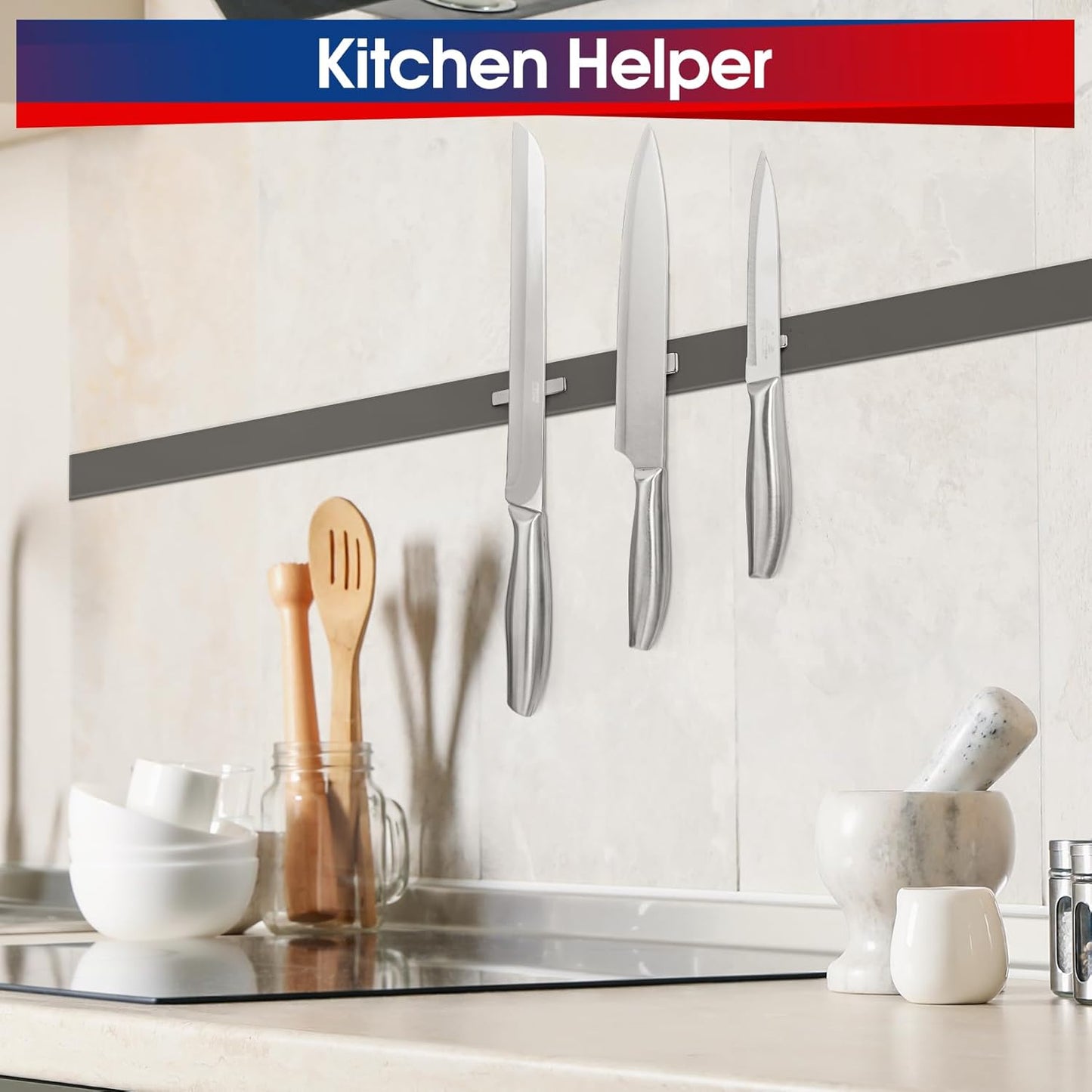 80-Pack Neodymium Bar Magnets - Rare Earth Small Magnets for Crafts, Refrigerators, Doors, Nails, and Cabinets