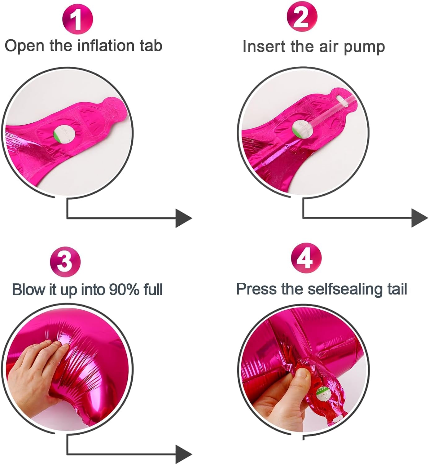 Hot Pink Number 0 Balloon 40 Inch, 0 Balloon Number for 10Th 20Th 30Th 40Th 50Th 60Th Birthday Decorations, Hot Pink Party Supplies