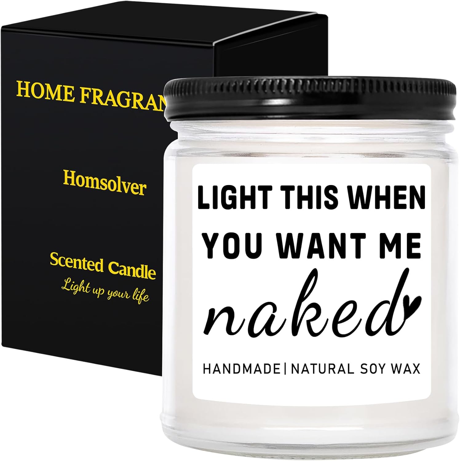 Gifts for Boyfriend Husband Men Couples, Funny Birthday Anniversary Wedding Valentines Christmas Romantic Gifts for Boyfriend, Husband, Men, Naughty Unique Lavender Candle