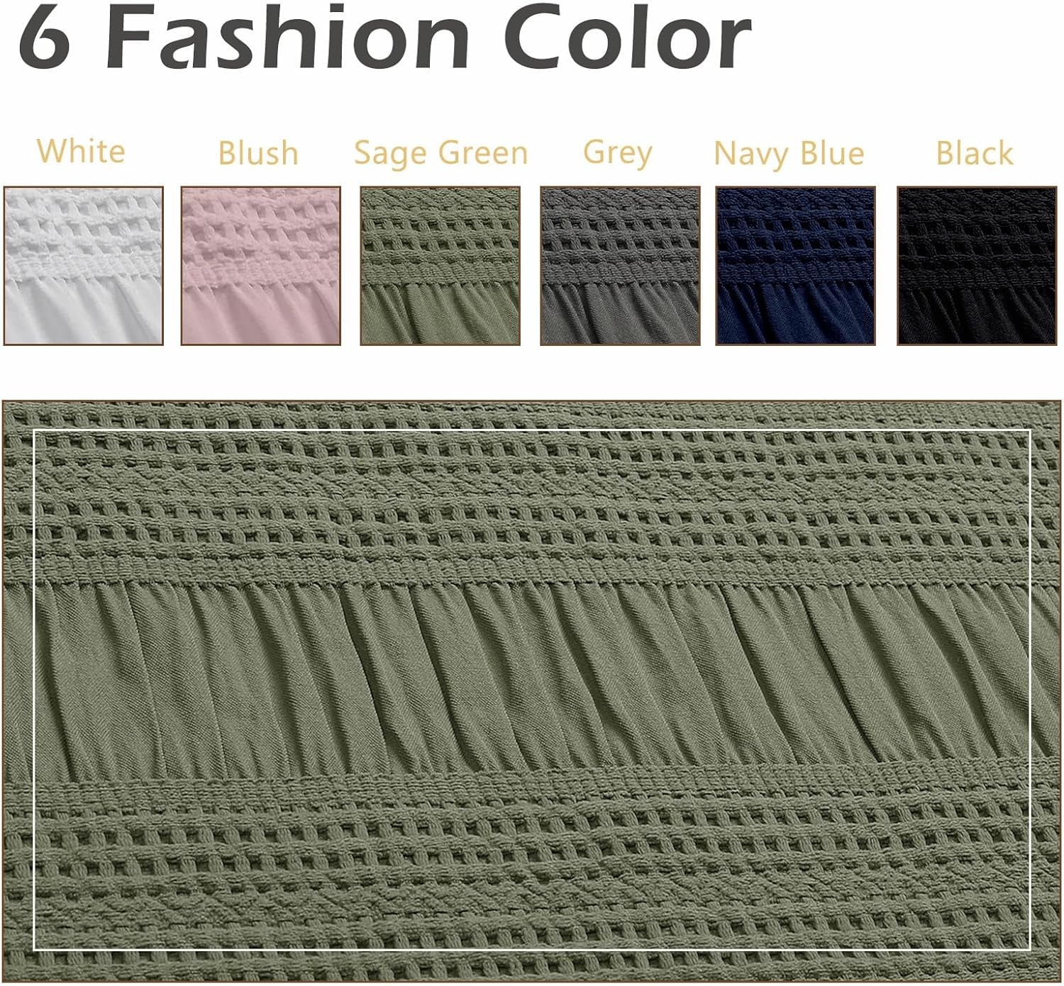 Sage Green Shower Curtain, Farmhouse Rustic Striped Textured Fabirc Stall Shower Curtain for Bathroom Narrow Stall Size, Hotel Style, Machine Washable, Sage Green, 36X72