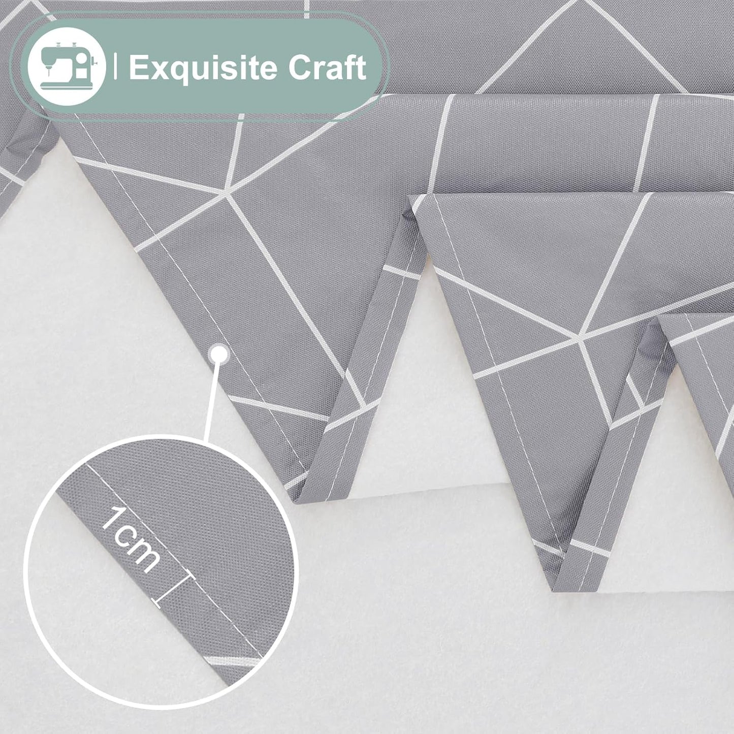 Rectangle Fitted Plastic Table Cloth, Elastic Vinyl Flannel Backed Tablecloth, Waterproof Table Cover Fits 6 Foot Folding Tables for Outdoor Picnic Camping (Light Grey, 30" X 72")