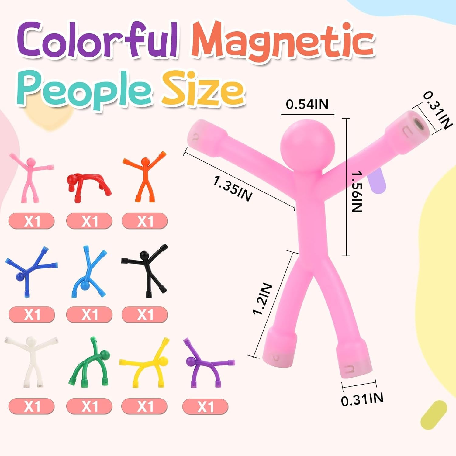 Black Magnetic Hooks, 30Lbs Strong Magnetic Hooks Heavy Duty with Epoxy Coating for Refrigerator, Magnetic Cruise Hooks for Hanging, Classroom, Office, and Kitchen - Pack of 12