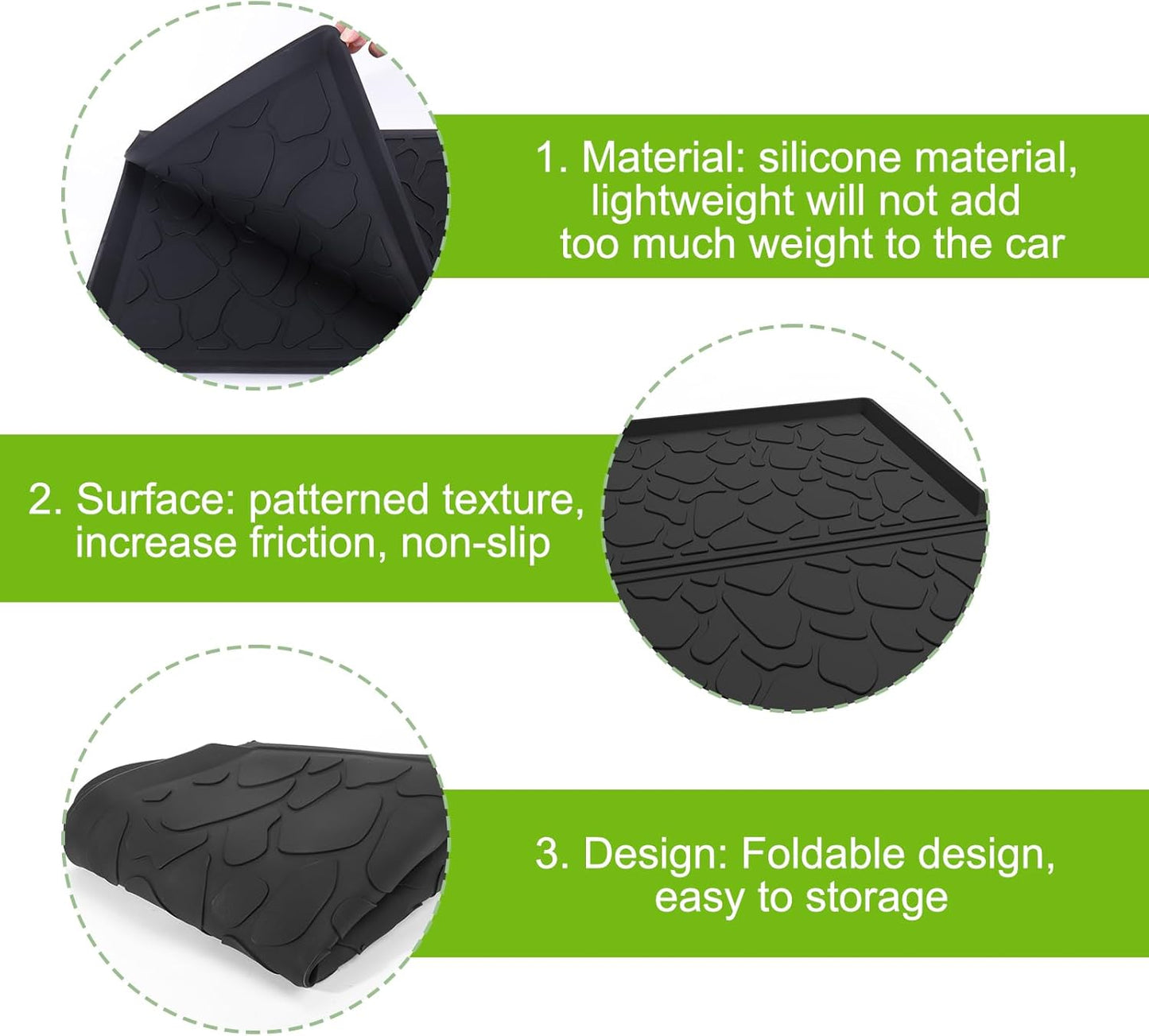 Silicone Mat for Wonderfold Wagon W4,Luxe Accessories for Wonderfold Stroller to Protect Wagon from Sand, Dirt, and Water,Easy Clean