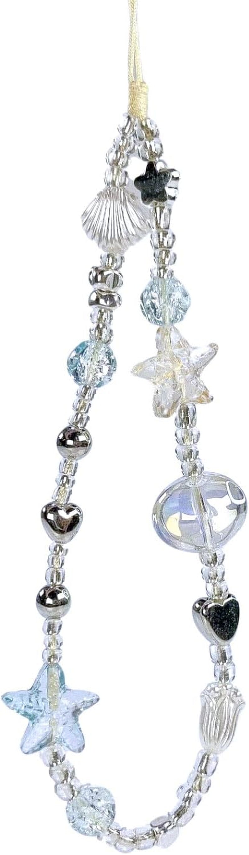 Beaded Camera Wrist Strap Cute Digital Camera Charm Lanyard Phone Charms Strap Beaded Camera Chain for Phone Bag Keychain