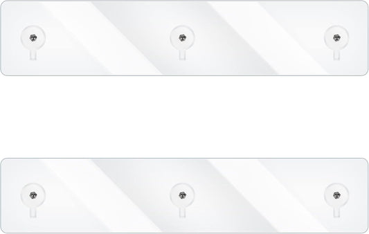 Acrylic Shower Caddy Adhesive Replacement Sticker, 2 Pack