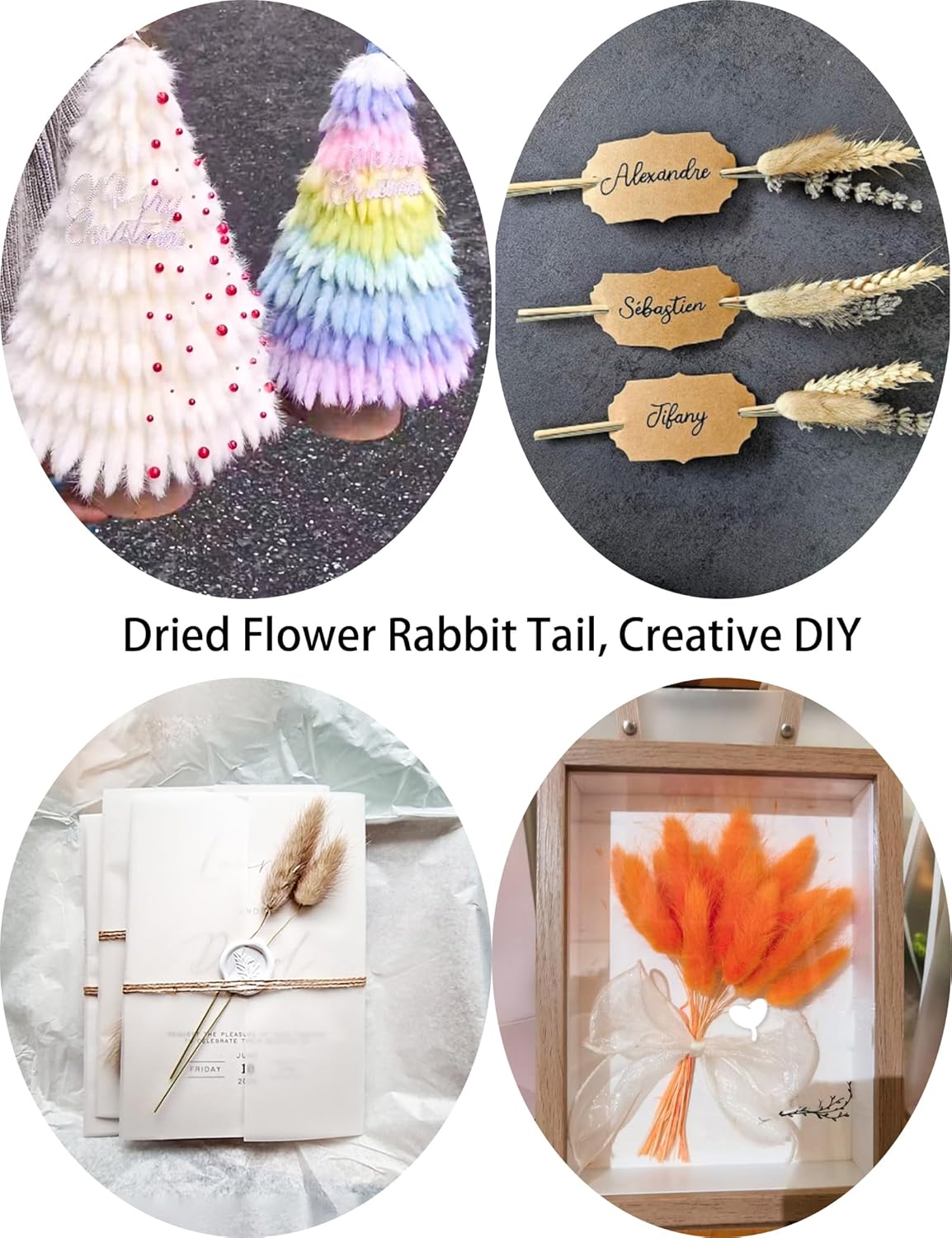 120Pcs Dried Rabbit Tails, Dusty Pink Bunny Tails, Natural Bulk Dried Flowers for DIY Bohemian Wedding Rustic Party Decorations, Garlands, Cake Decorations. (Dusty Pink)