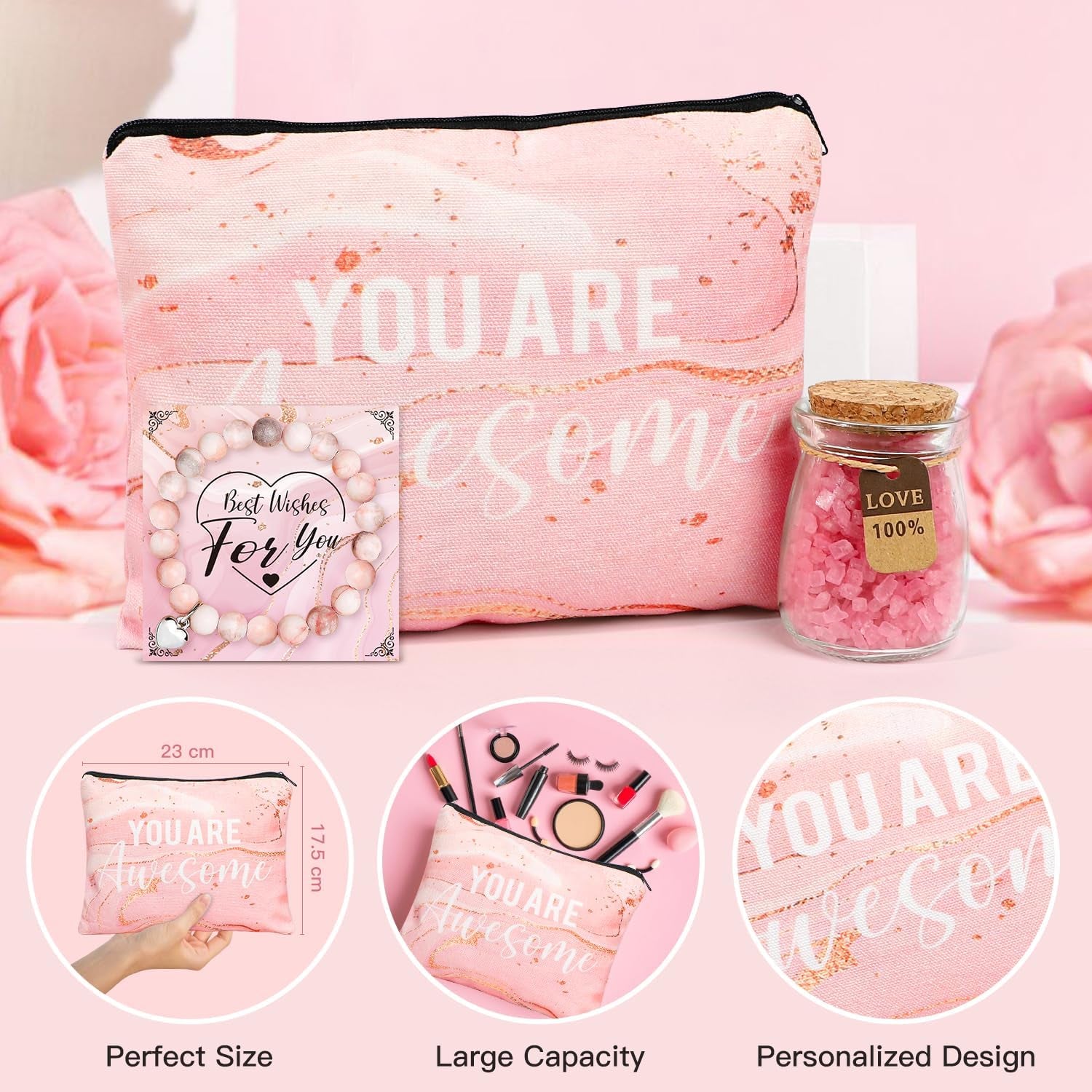 Gifts for Women, Birthday Gifts for Women Friendship, Relaxing Spa Gift Basket Set, Self Care Gifts for Women Mom Best Friends Sister Wife, Teacher Nurse Appreciation Gifts