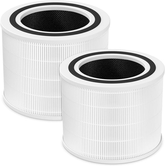 Core 200S Replacement Filter for LEVOIT Core 200S Smart Wi-Fi Air Purifier, 3-in-1 HEPA Filtration with High-Efficiency Activated Carbon Pre-Filter, Core 200S-RF, Pack of 2