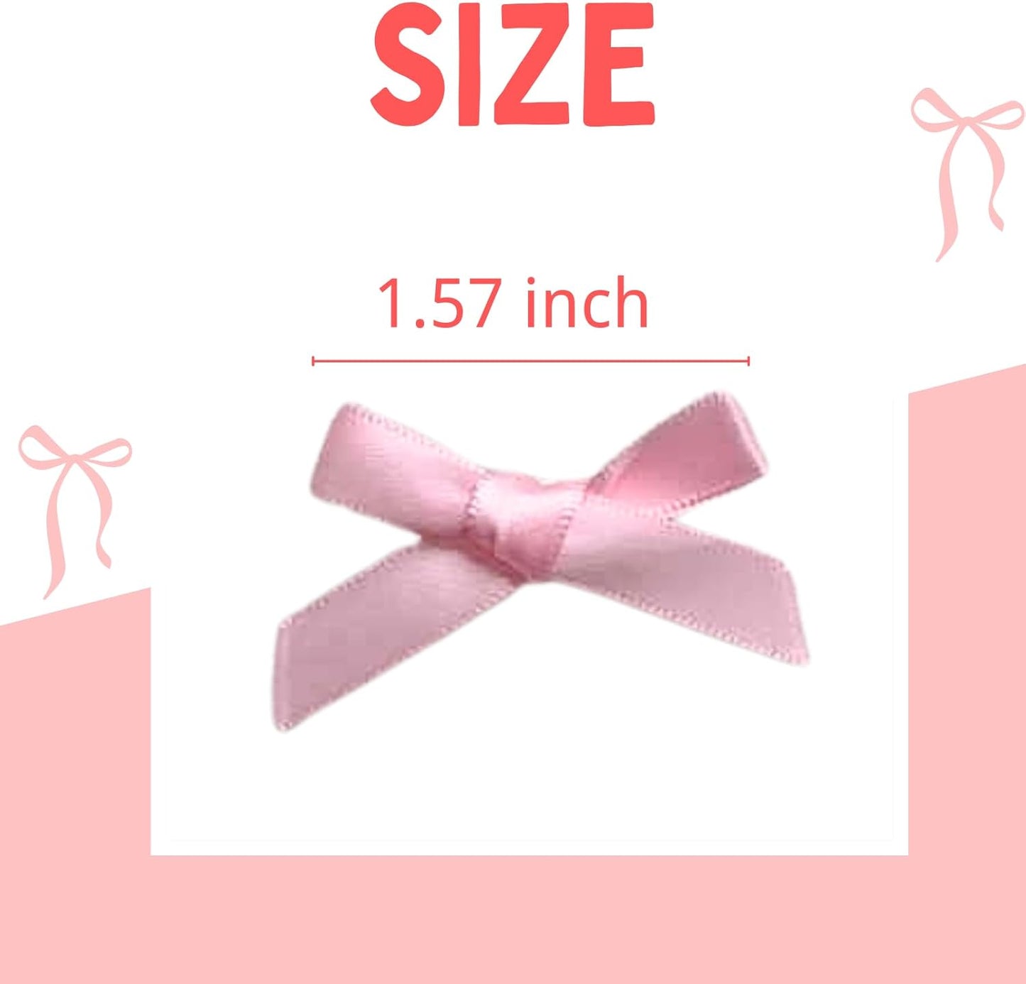 30Pcs Bow Charms for Socks Mini Ribbon Bow Junk Socks Charms Brooch Pins Girly Y2K Decorative Pins for Shoes Shirts Hats Socks Gloves Crafts Coquette Safety Pins Accessories Bulk (Pink)