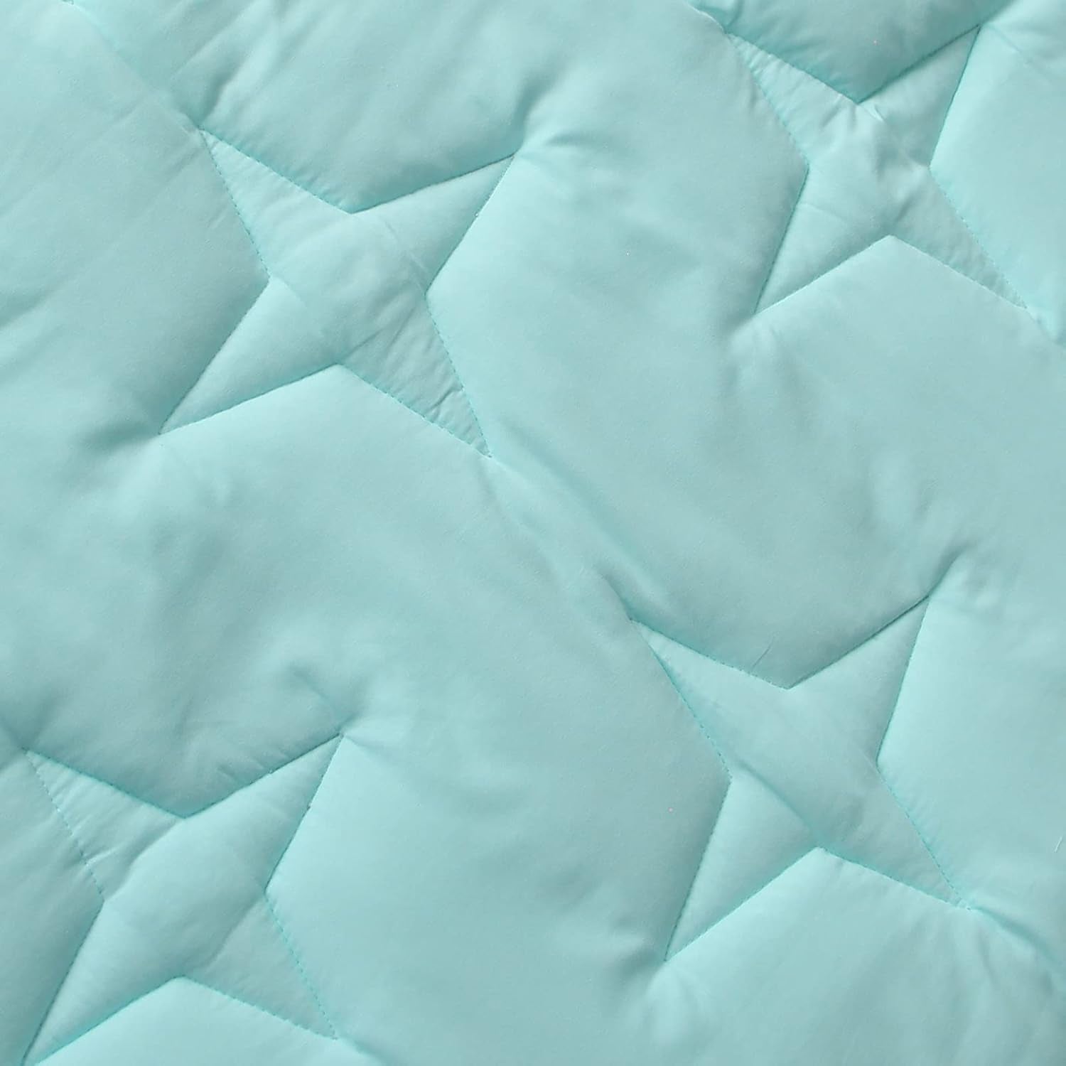 Hexagon Playpen Mattress Mat Blue, Non Slip Playpen Mat for Regalo Play Yard 6 Panel Playpen, Fit Hiccapop 53" Playpod Portable Playard, Kids Tent Mat Hexagon