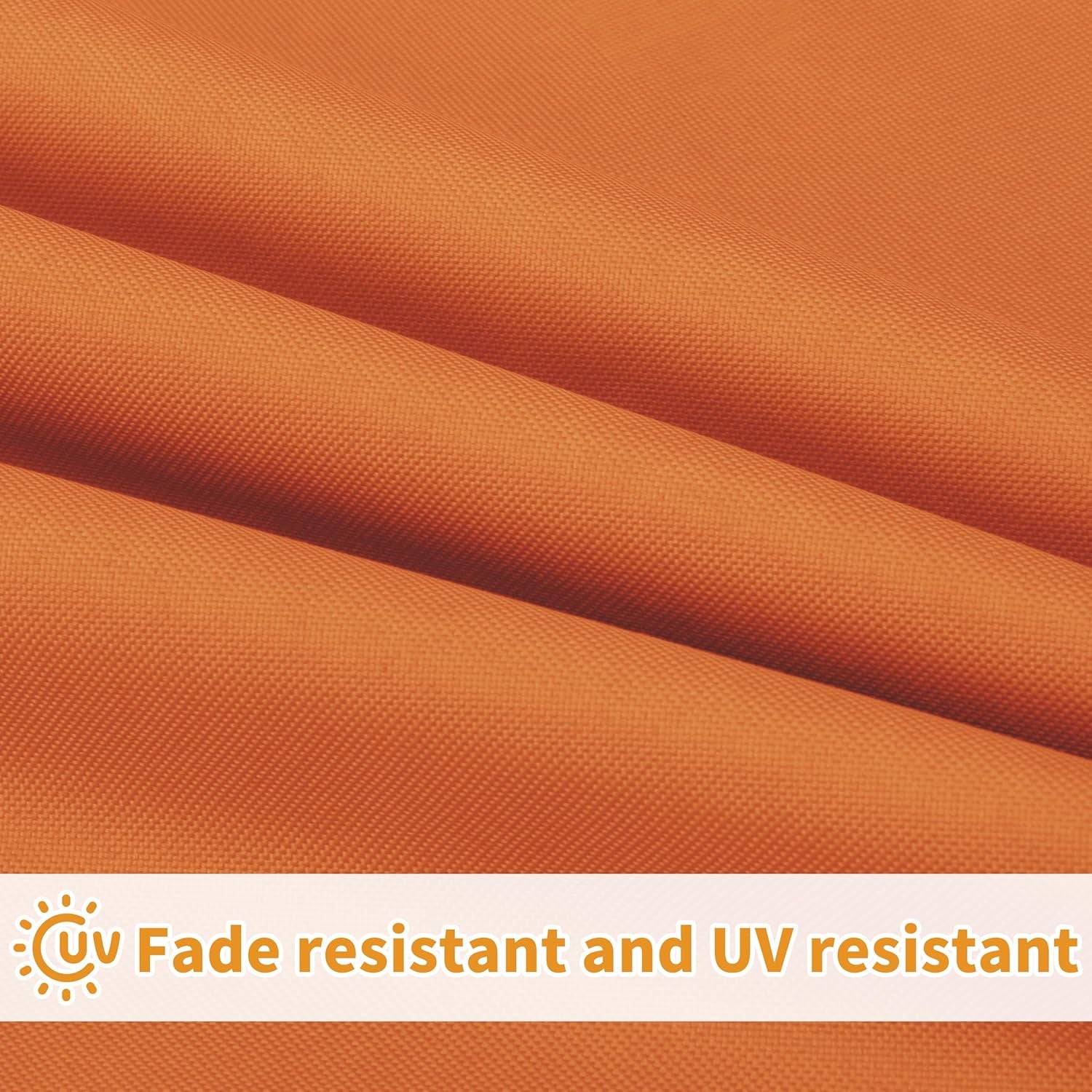 42X18X3 Inch Waterproof Outdoor Couch Bench Cushion Covers Only Replacement Non-Slip Patio Seat Cushion Slipcover with Zipper and Adjustable Straps Orange