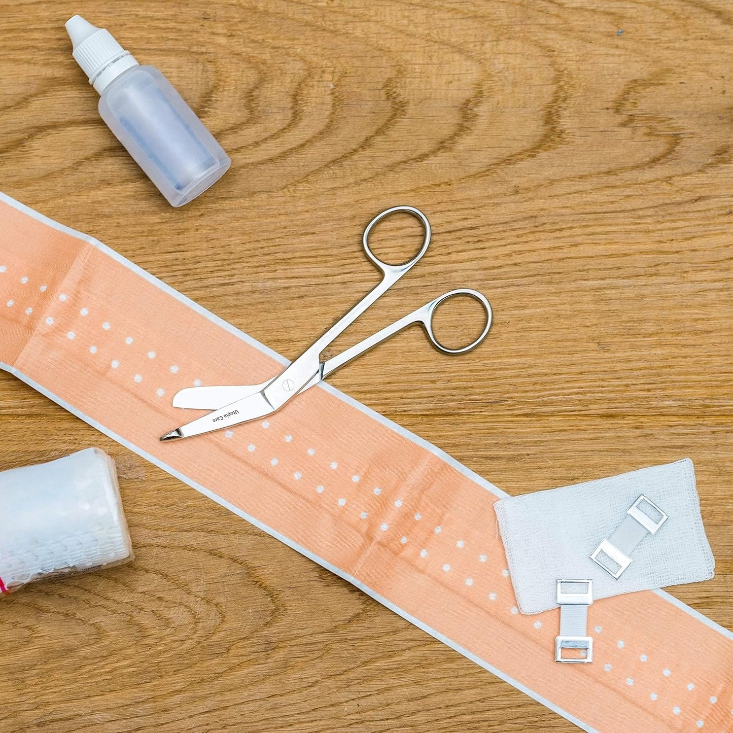 Bandage Scissors, 5.5 Inch Stainless Steel Shears for First Aid and Professional Use – Silver