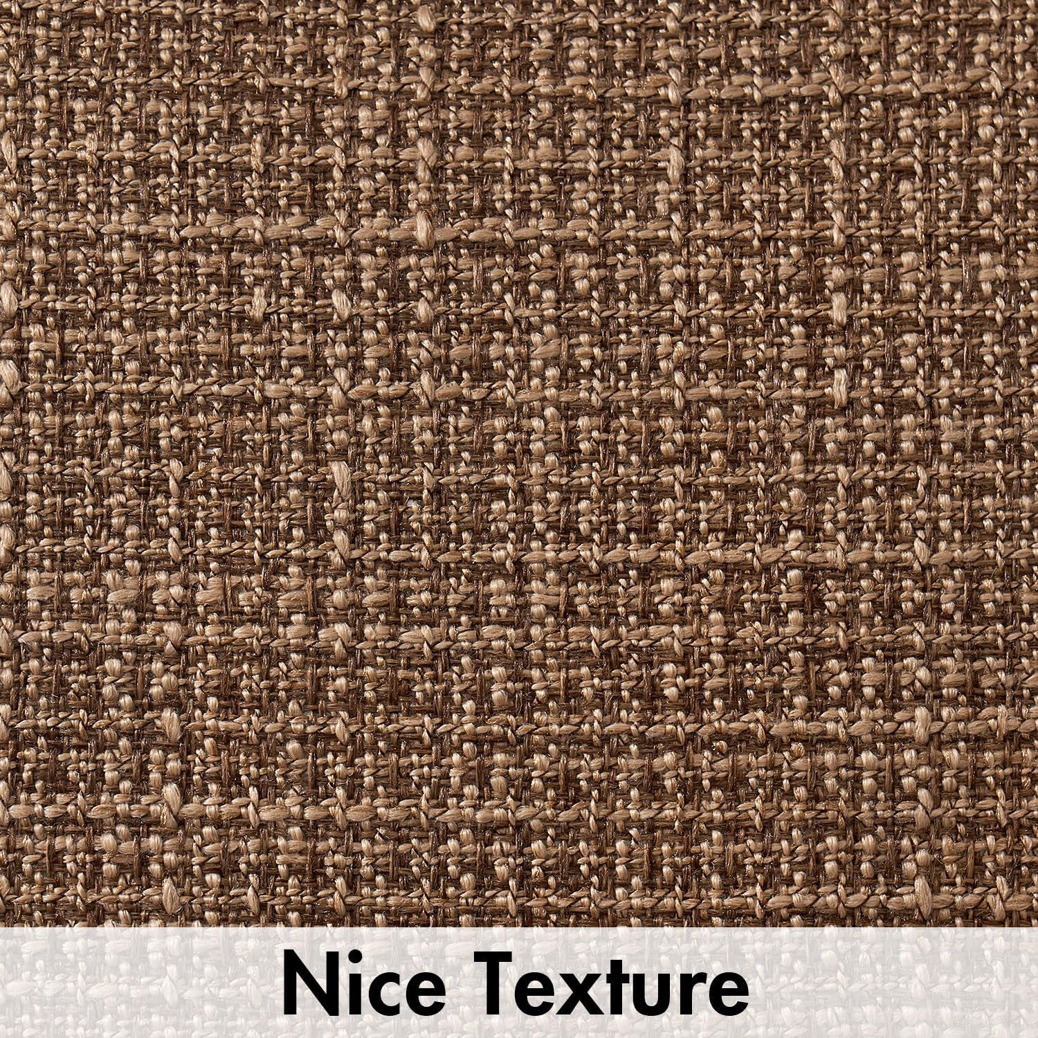 Burlap Linen Throw Pillow Covers 18X18 Inch Set of 2 Brown Decorative Pillows Modern Farmhouse Pillowcases Soft Accent Cushion Covers for Outdoor Couch Sofa Bedroom Livingroom Home Decor