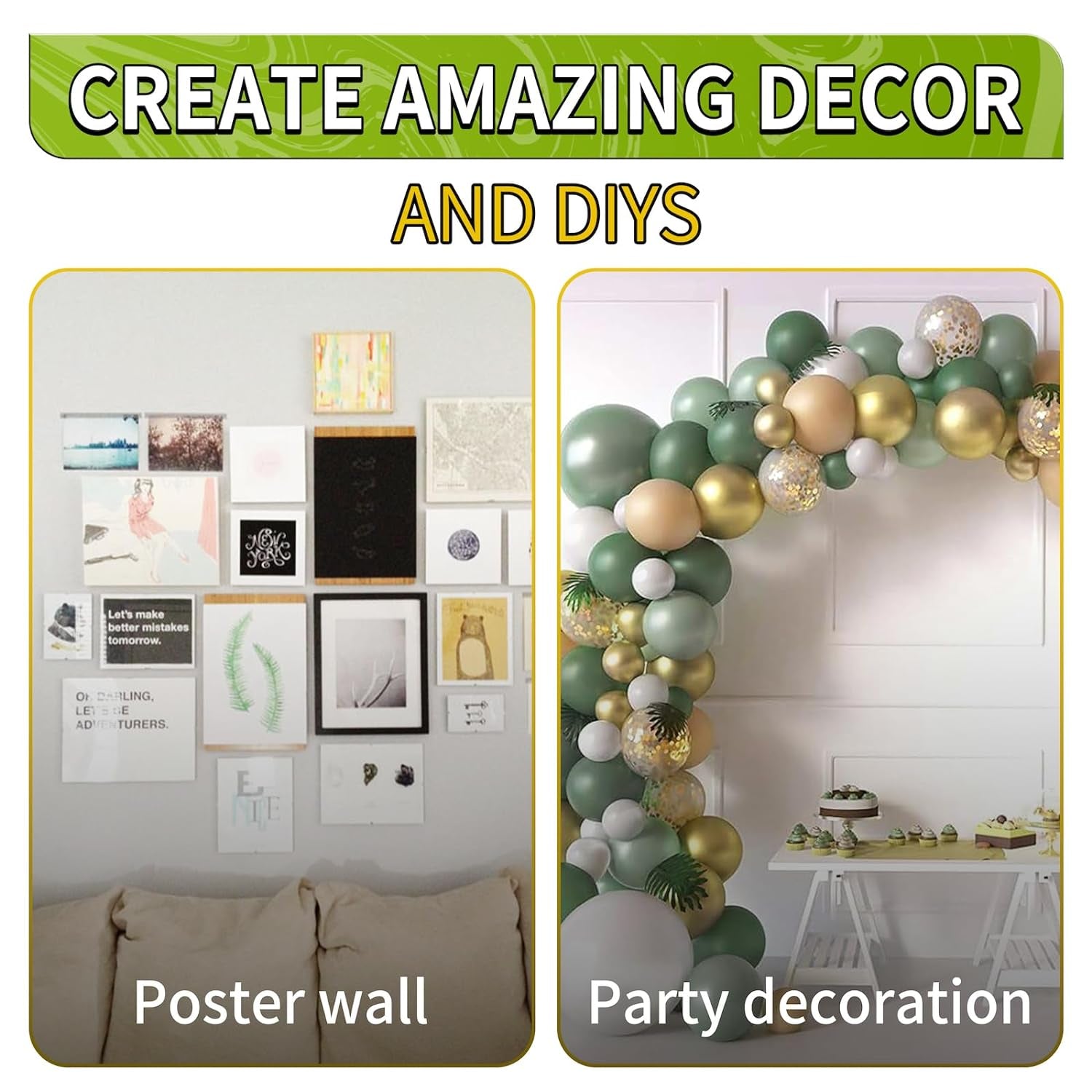 ® 350Pcs Double Sided Adhesive Dots, 0.8" Clear Removable Sticky Adhesive Mounting Putty, Waterproof No Trace Dots Adhesive Putty for Poster Picture Festival Decoration Museum (20Mm)