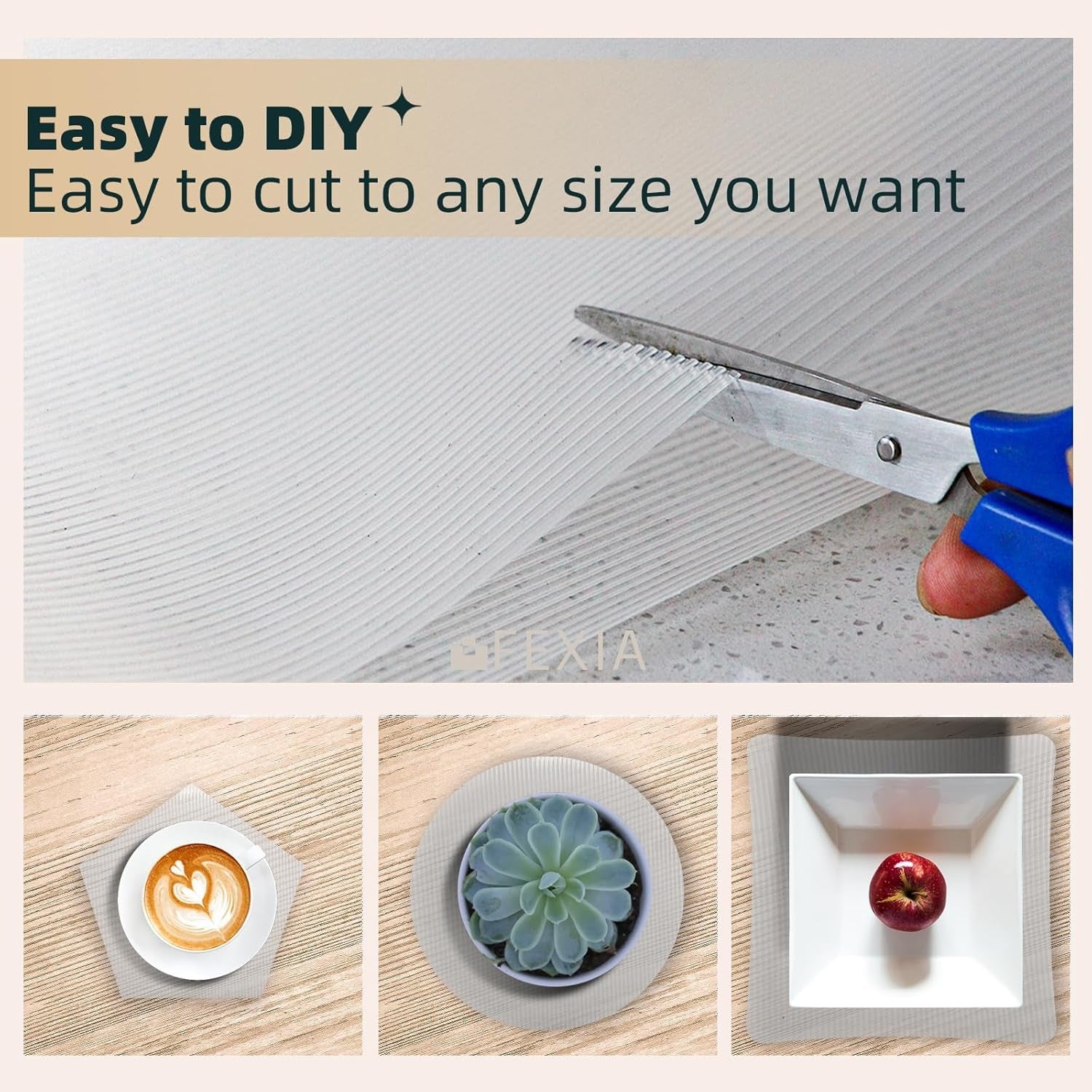 Shelf Liners for Kitchen Cabinets Non-Slip Drawer Liner 12 Inches X 5 FT Waterproof & Oil-Proof Non Adhesive Durable Material Fridge Lining for Shelves (Clear)