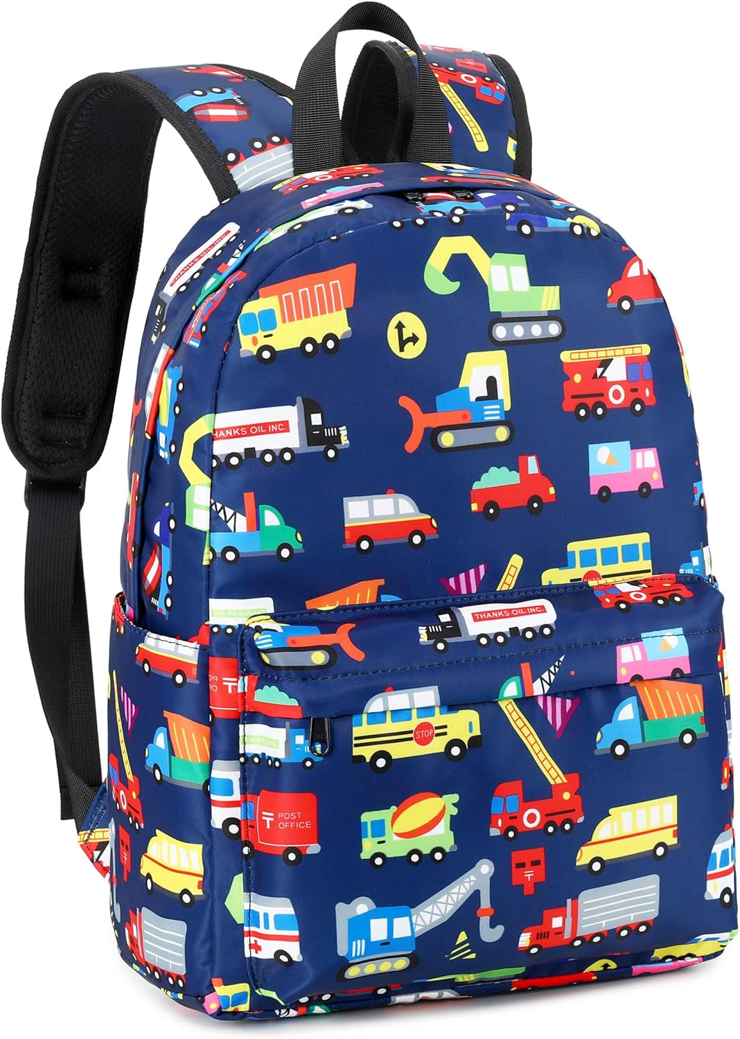 Preschool Backpack Kids School Bookbags for Boys Girls Kindergarten Toddler School Bags (Truck Navy)