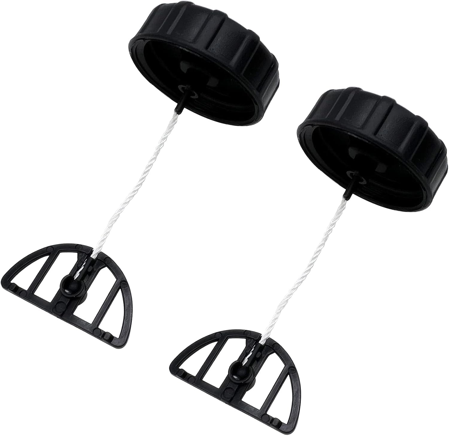 2 Pieces Fuel Tank Gas Cap Oil Filler Cap Replacement for STIHL Chainsaw 017 017C 018 018C 019T MS170 MS170C MS180 MS180C MS190T MS191T