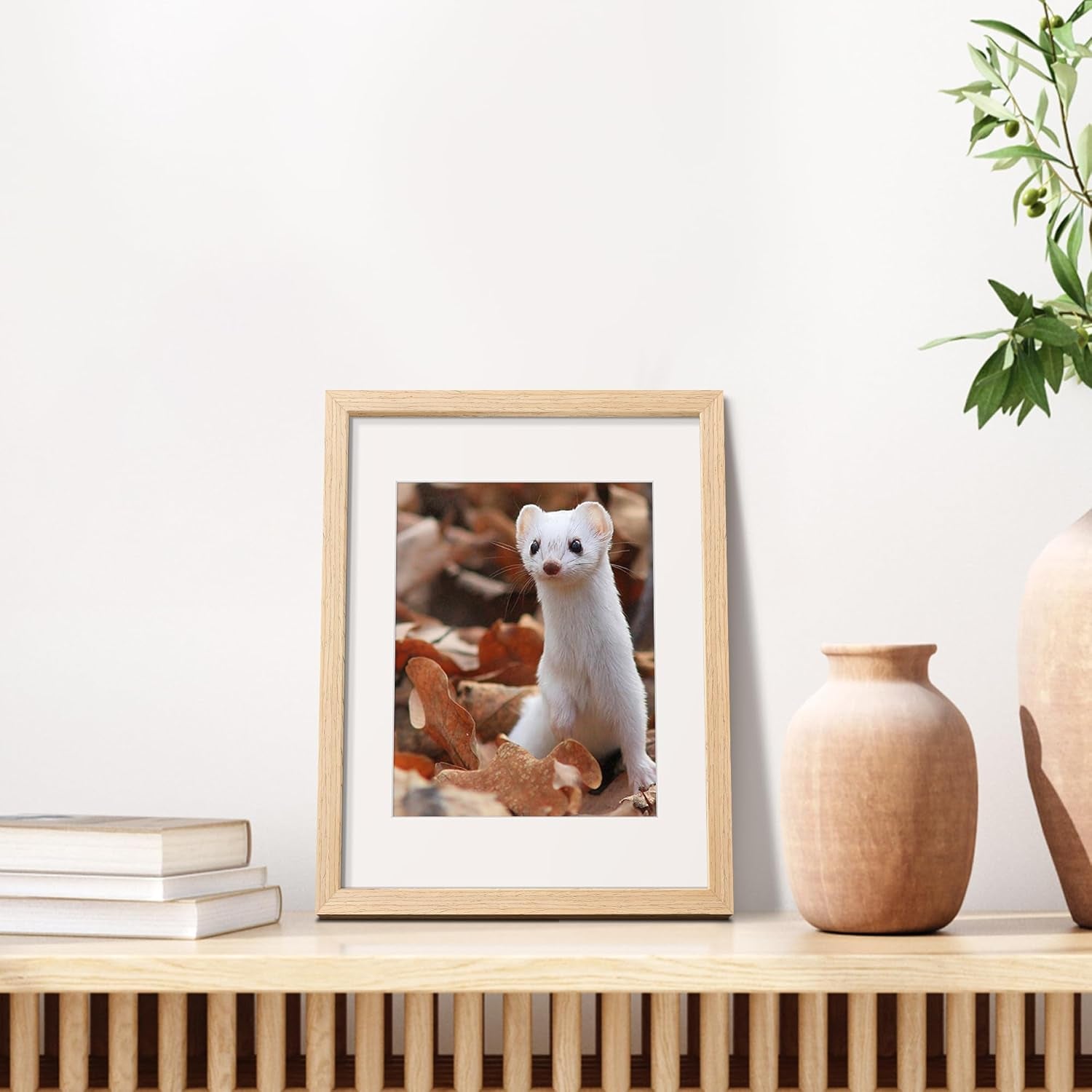 1Pack Wooden Frame 11X14 Bundle with 1 PVC 11X14