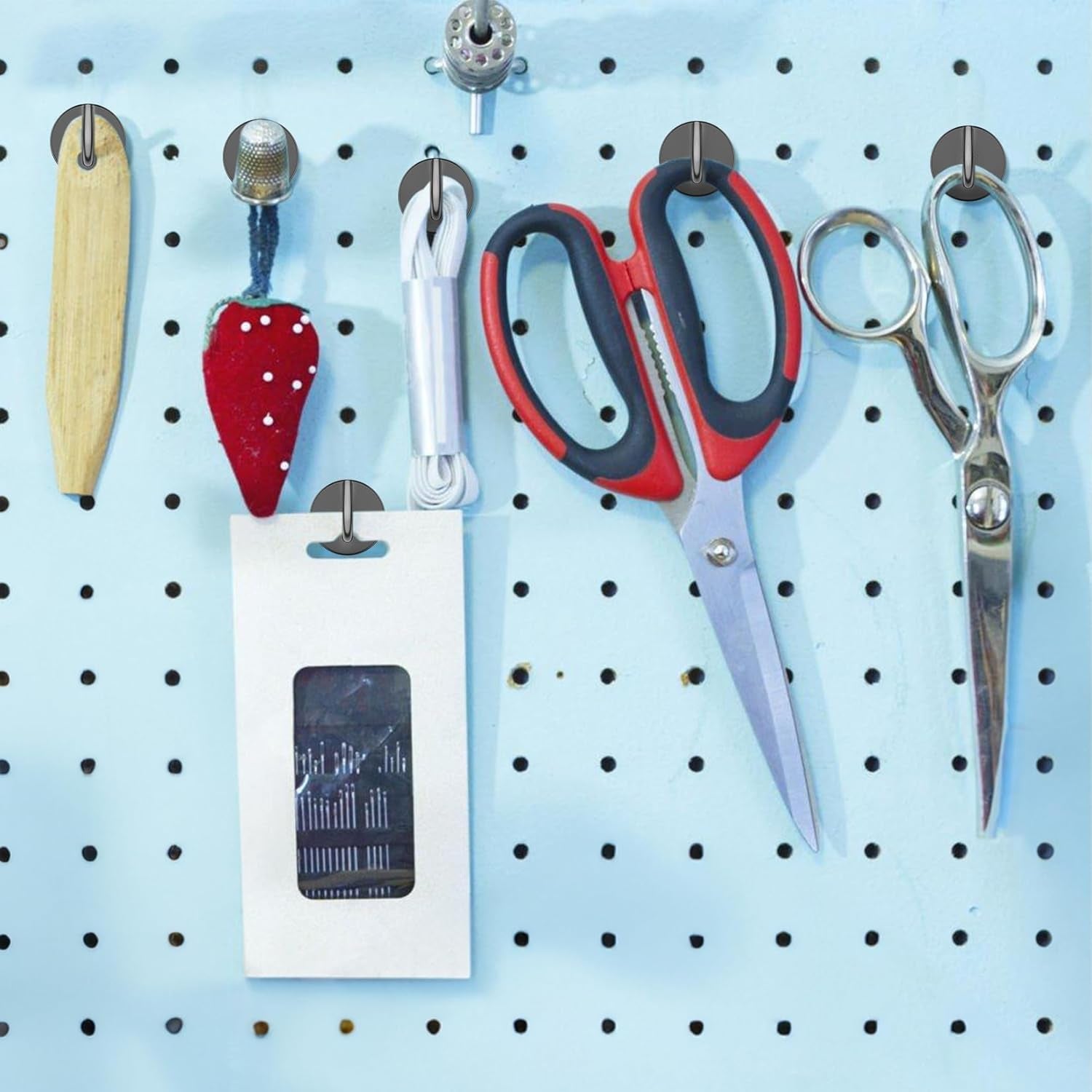 55 LBS Black Magnetic Hooks Heavy Duty, 6 Packneodymium Magnet Hooks for Cruise Cabin, Strong Magnetic Hooks for Hanging, Magnets with Hooks for Home, Kitchen, Workplace, Bathroom