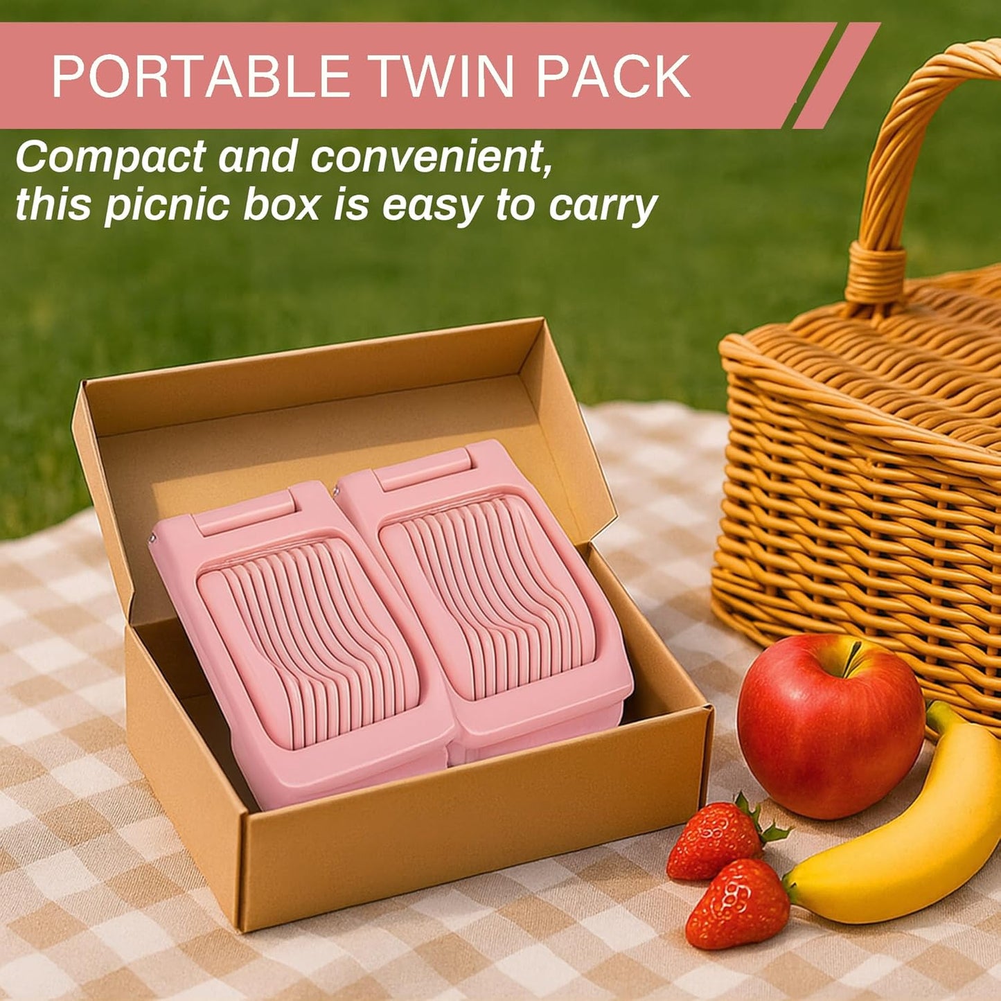 2PCS Pink Egg Slicer for Hard Boiled Eggs,Strawberry Kiwi Heavy Duty Stainless Steel Wire Fruit Cutter,Tomato Mushroom Salad Chopper for Home Use Egg Peeler Tool
