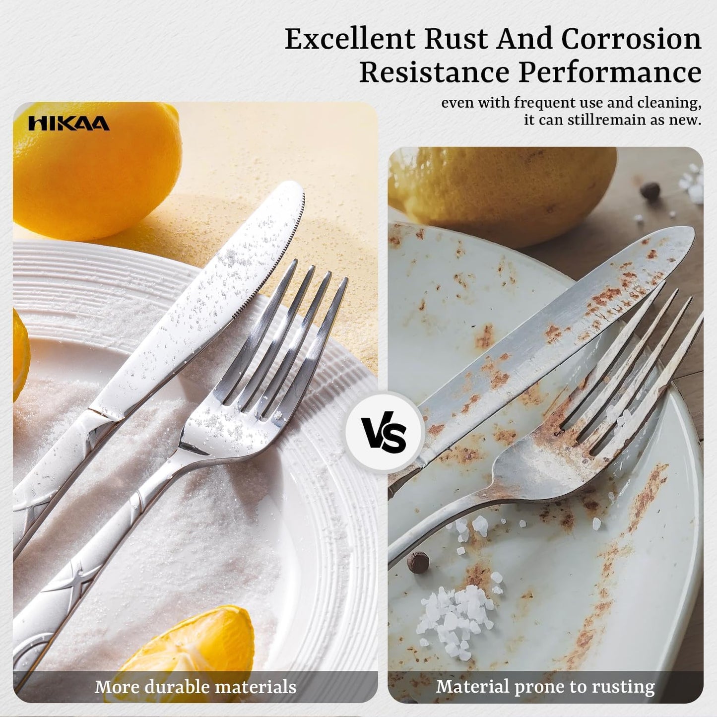 20-Piece Premium Stainless Steel Silverware Set for 4, Mirror Polished Flatware with Spoons, Forks, and Knives, Modern Kitchen Utensils