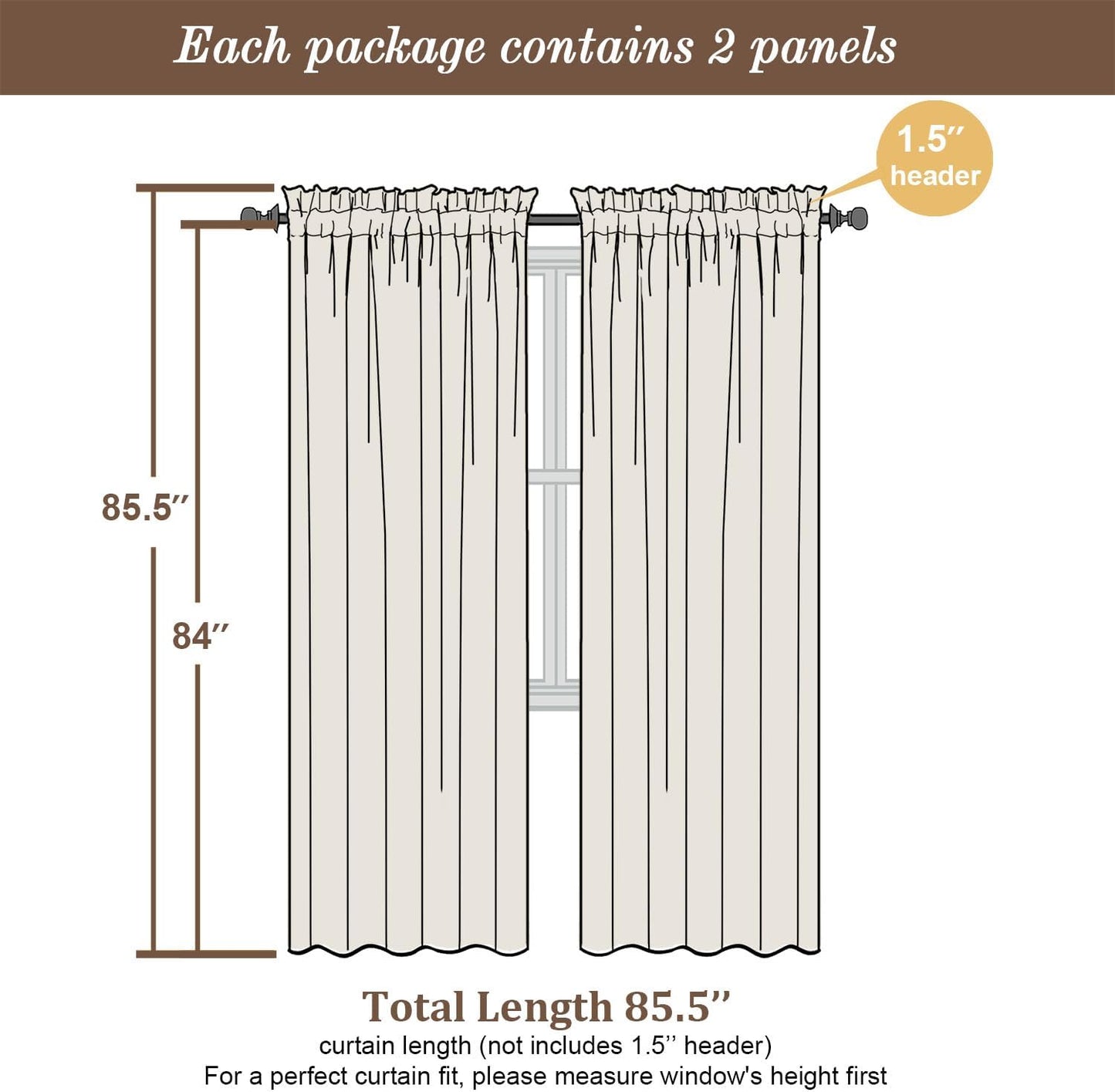 Sage Green Sheer Curtains 84 Inches Long 2 Panels Set, Light Filtering Soft Airy Leaf Elegant Sheer Curtains for Bedroom Living Room, 42Wx84L Inches, 2 Panels