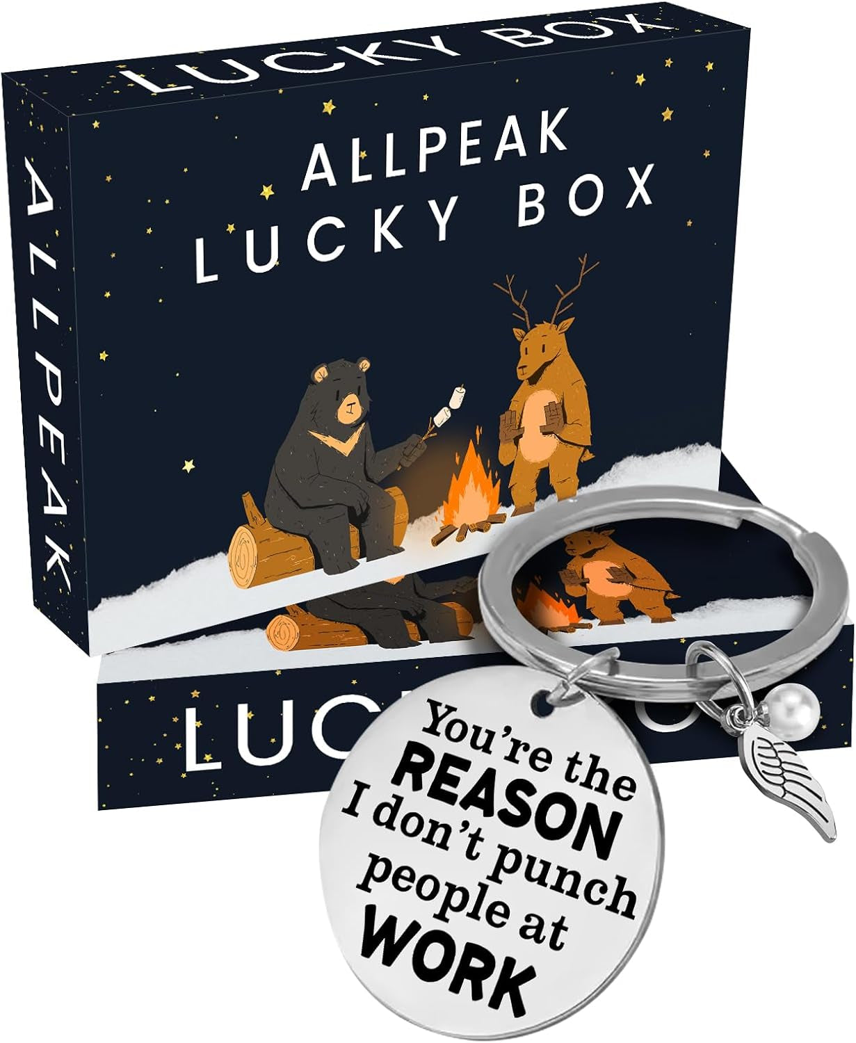 Best Friend Gift for Women - Gifts for Coworkers, Bestie Friendship Office Funny Appreciation Thank You Birthday Retirement Farewell Going Away Lady Gifts - Novelty Girls Accessories Keychains