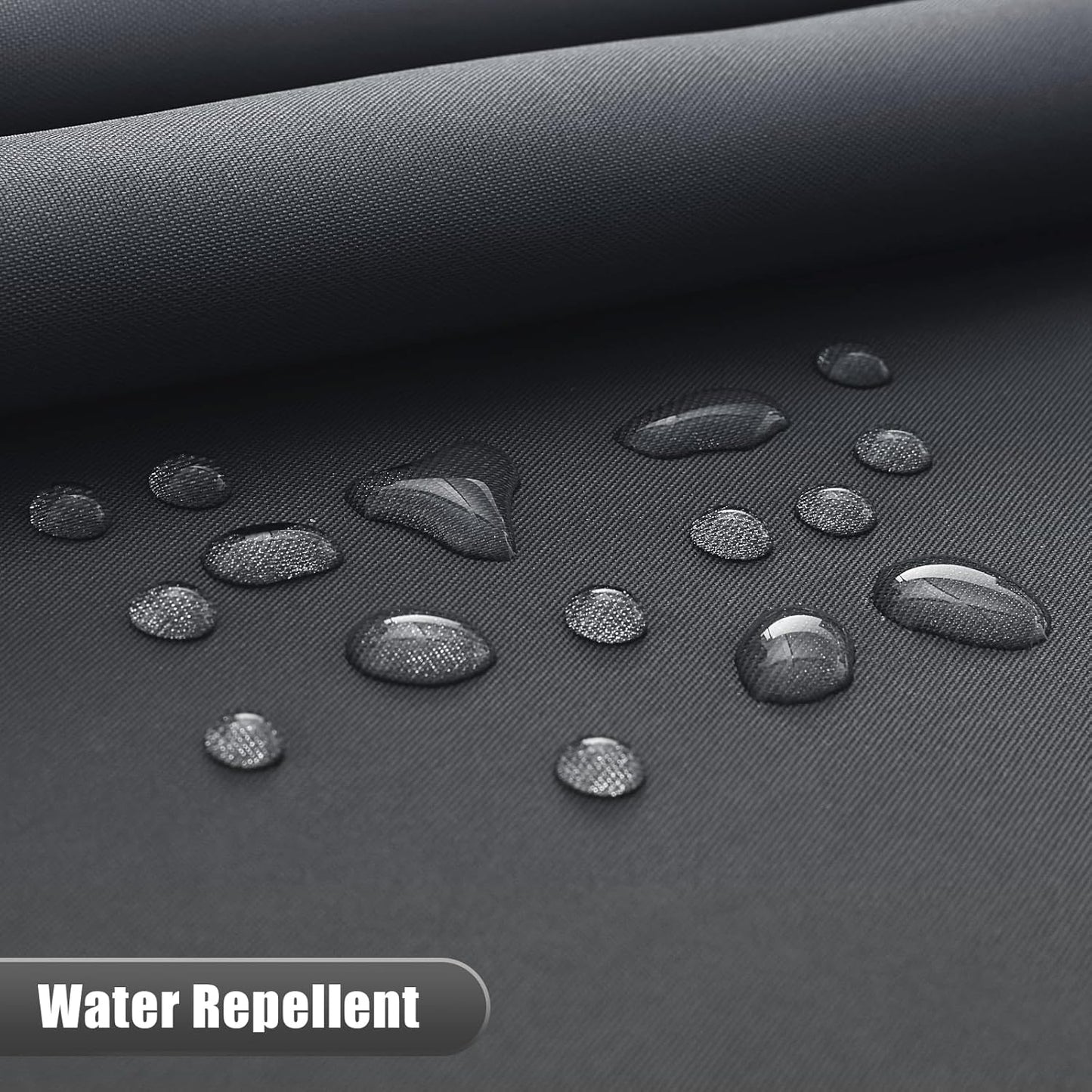 Luxury Black and Grey Ombre Shower Curtain Sets with 12 Hooks, Waterproof and Washable Decorative Shower Curtains for Bathroom, 72X72 Inches