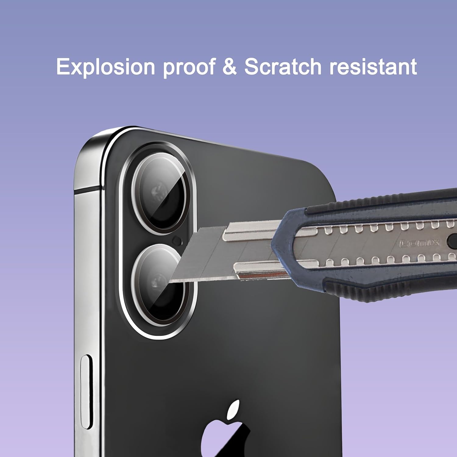 Screen Protector for Iphone 16 / Iphone 15 / Iphone 15 Pro 3 Pack Tempered Glass and 3 Pack Lens Protector for Iphone 16/16 Plus