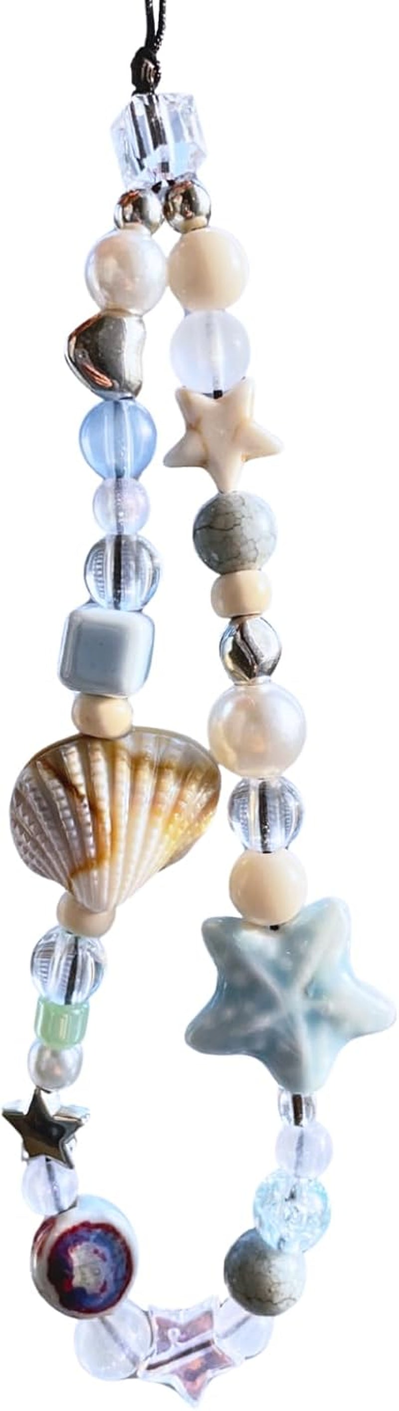 Beaded Camera Wrist Strap Cute Digital Camera Charm Lanyard Phone Charms Strap Beaded Camera Chain for Phone Bag Keychain