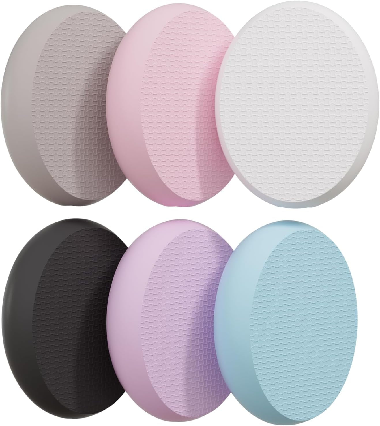 6 PCS Lotion Applicator Replacement Pads, Back Sunscreen Applicator for Kids, Elderly, Women, Apply Cream Medicine Skin Cream Moisturizer Sunscreen Tanner, Handle Not Included, Colorful