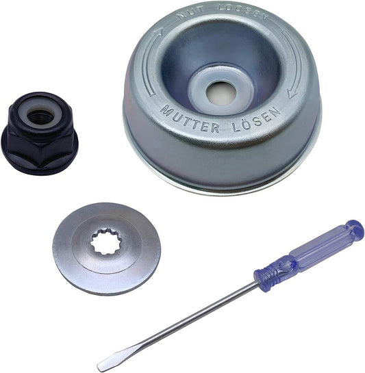 Replacement Blade Adapter Kit for STIHL String Trimmers Lawn Mower Brush Cutter Thrust Washer Rider Plate Collar Nut