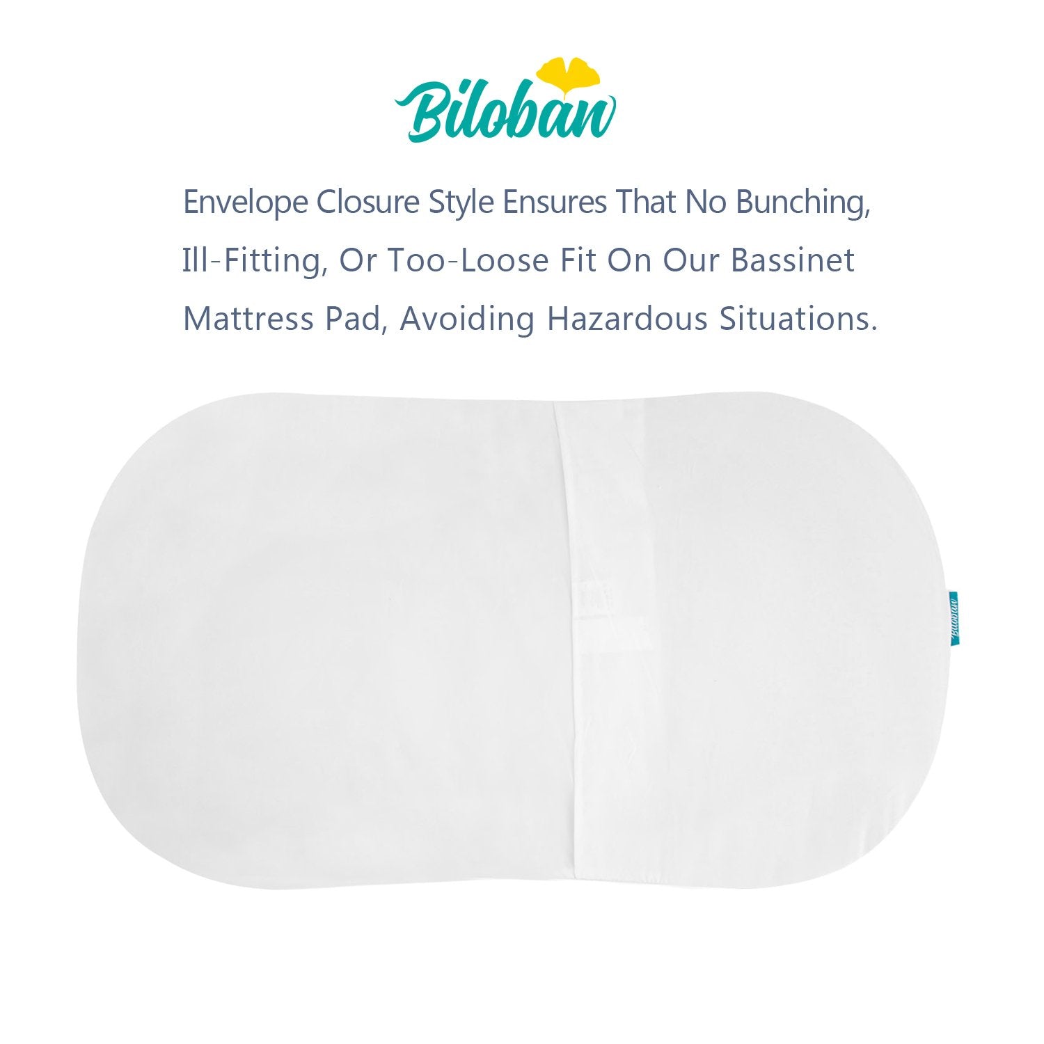 Bassinet Mattress Cover Compatible with Halo Bassinest Swivel Sleeper Bassinet Mattress Pad, 2 Pack, Microfiber, Waterproof and Soft, White