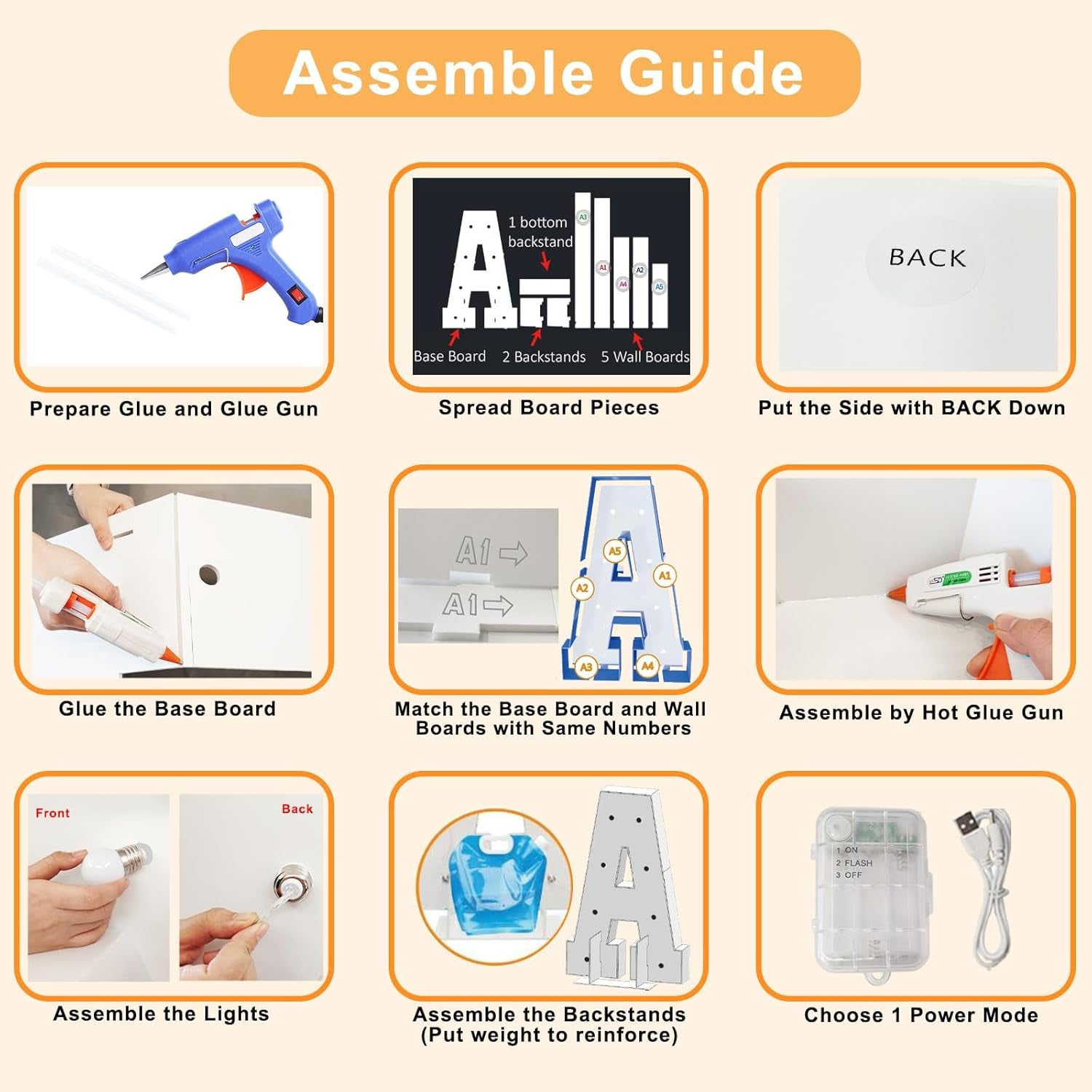 Marquee Letters, 3FT Light up Letters, Giant Marquee Letters 3 Feet Tall for Birthday Decoration, Large LED Letter Sign for Homecoming Baby Shower Wedding Party Decoration Letter A