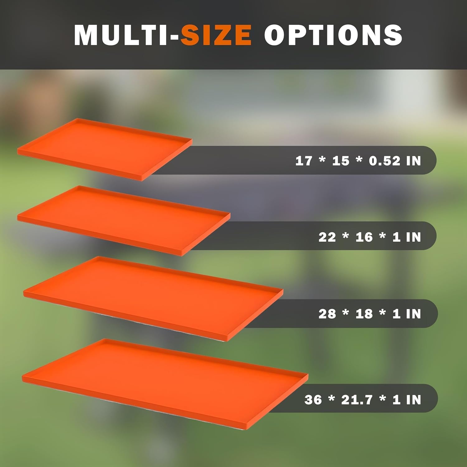 Silicone Griddle Mat for Blackstone 17 Inch Griddle, Reusableheavy Duty Food Grade Silicone Mat, Protects from Rodents, and Rust, Keeps It Clean to Prevent