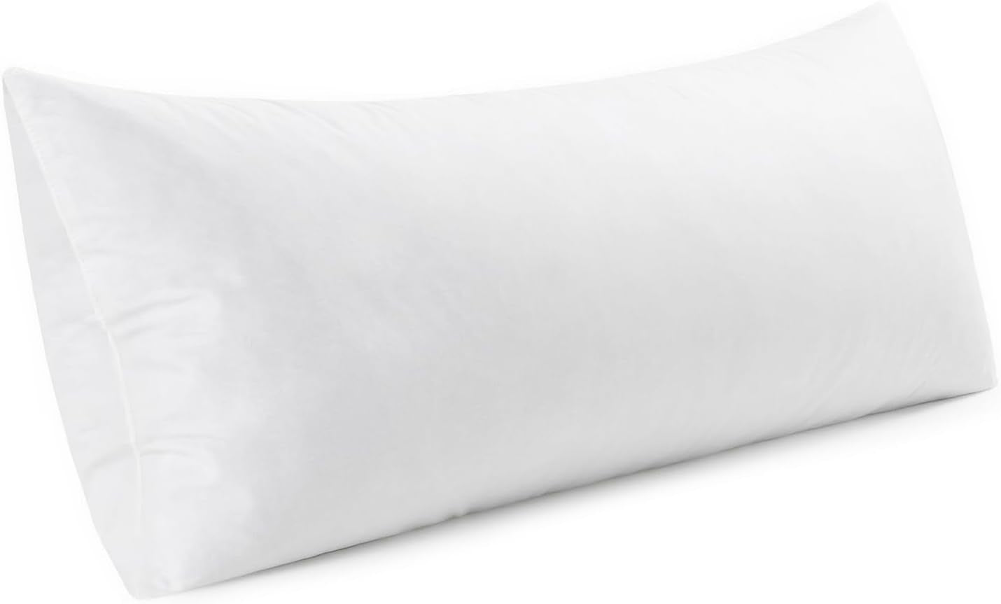 Rectangular Decorative Throw Pillow Insert - 14x36 Inches, Down and Feather Cotton Fabric, Ideal for Sofa and Living Room Shams