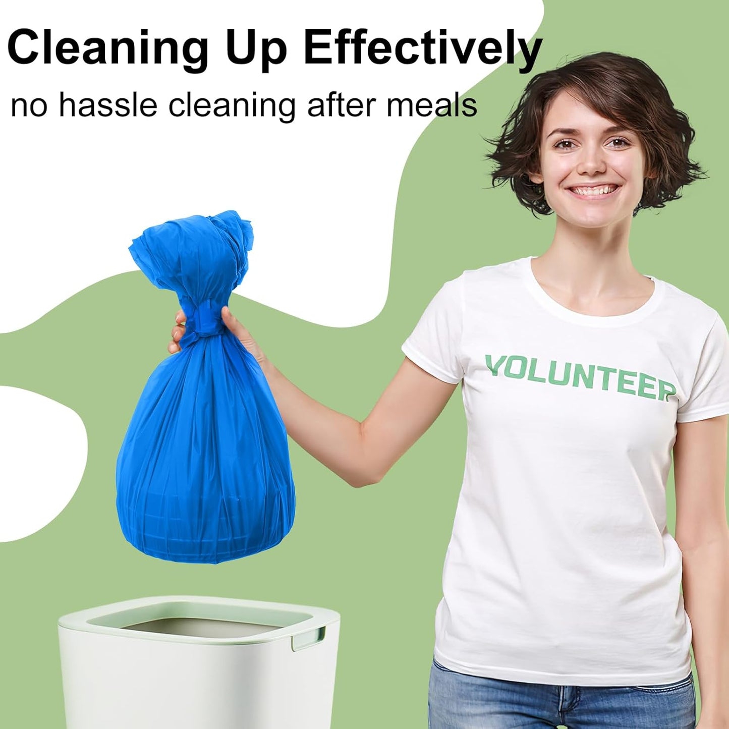 6 Packs Disposable Plastic Table Cloth, 54 X 108 Inch Waterproof Rectangle Tablecloth, Leakproof & Sturdy Decorative Table Covers for Picnic, Party and Outdoor, Blue