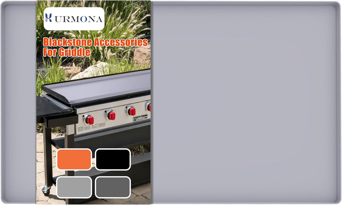 Silicone Griddle Mat for Blackstone 17 Inch Griddle, Reusableheavy Duty Food Grade Silicone Mat, Protects from Rodents, and Rust, Keeps It Clean to Prevent