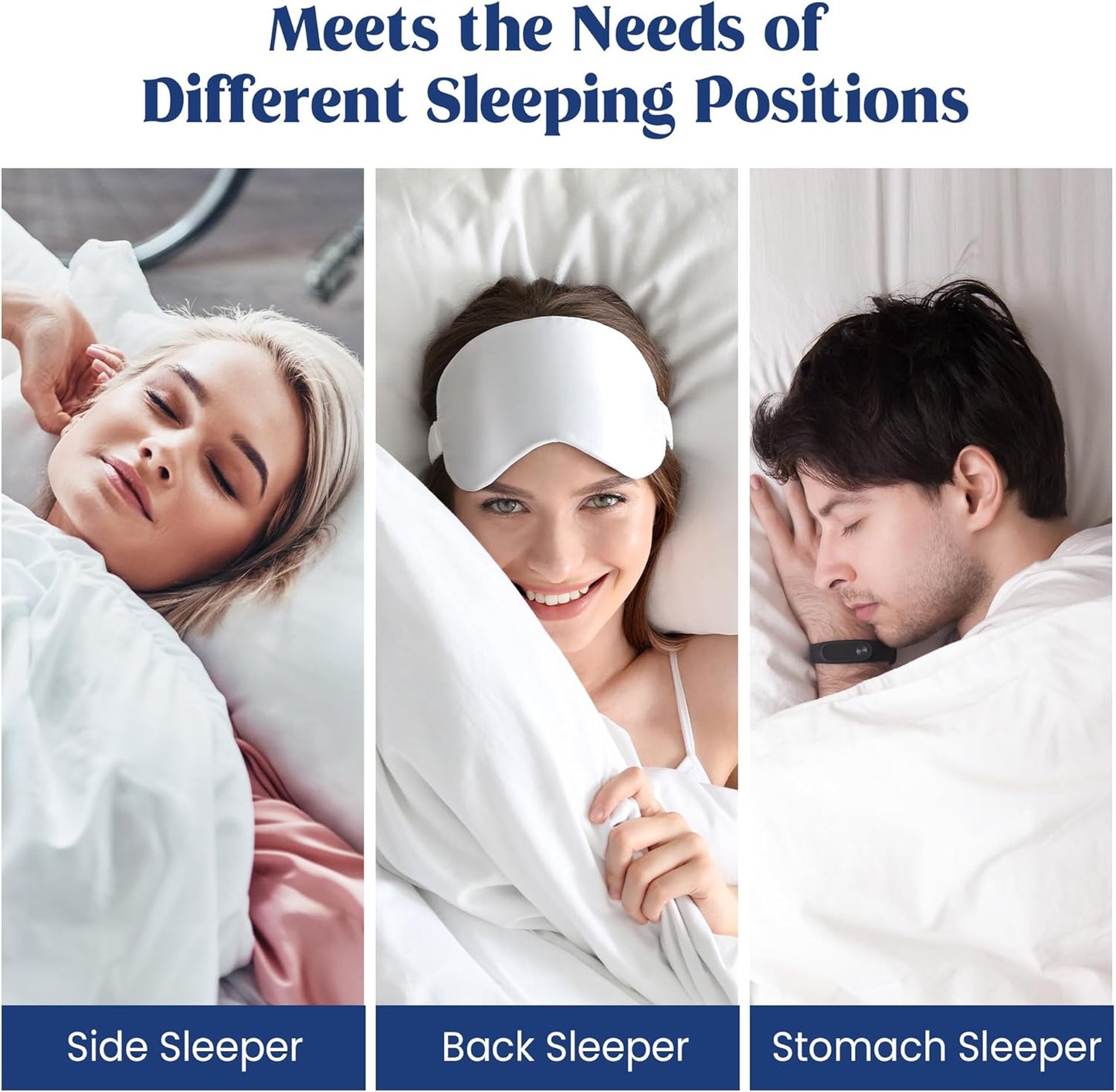 ® Goose Feather down Pillows, Soft Fluffy Luxury Hotel Collection Pillows King Size Set of 2, 100% Cotton Cover, Medium Firm Bed Sleeping Pillow for Back, Stomach or Side Sleeper.