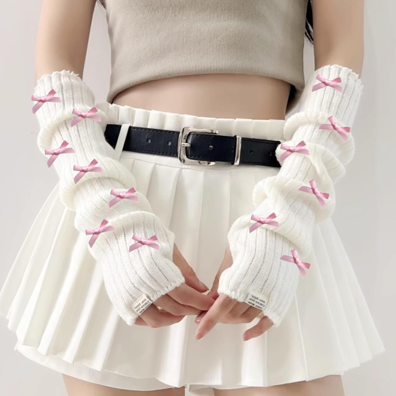 30Pcs Bow Charms for Socks Mini Ribbon Bow Junk Socks Charms Brooch Pins Girly Y2K Decorative Pins for Shoes Shirts Hats Socks Gloves Crafts Coquette Safety Pins Accessories Bulk (Pink)