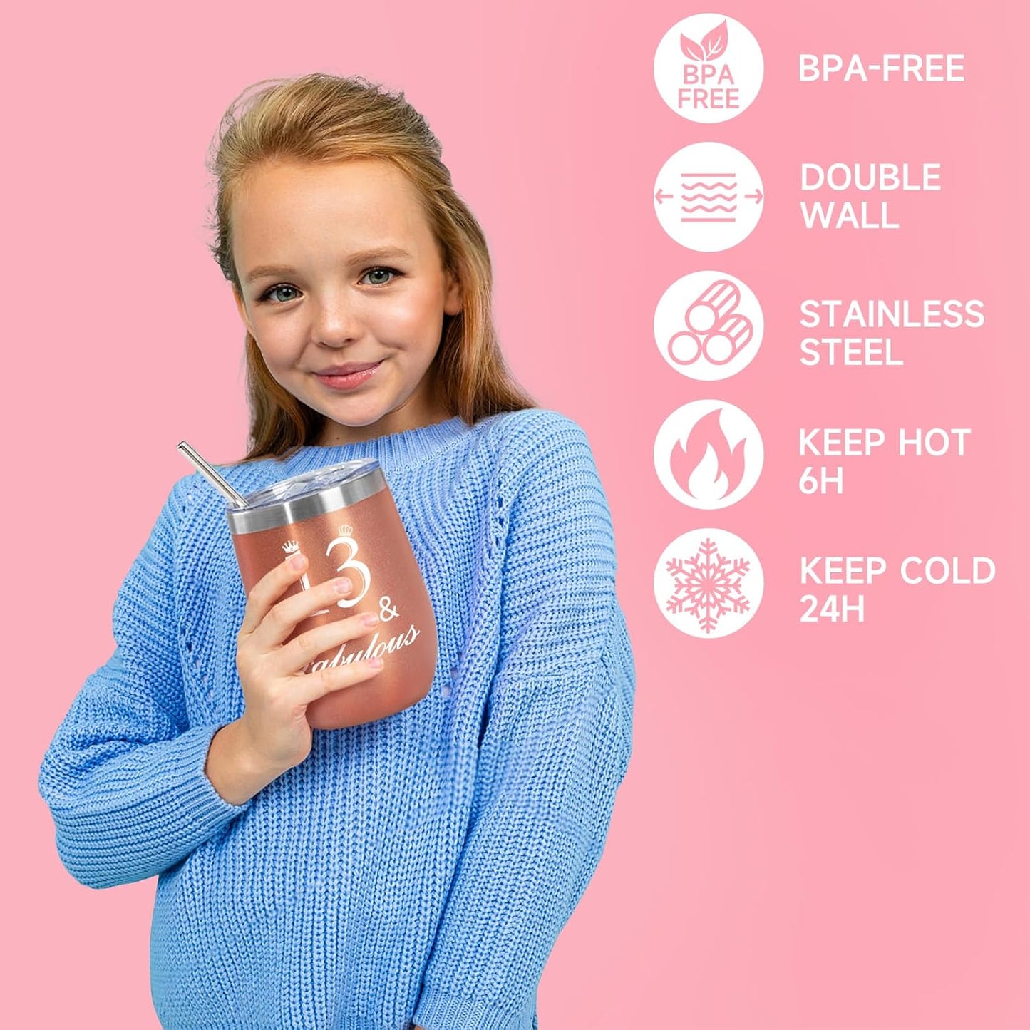 13Th Birthday Gifts for Girls, Happy 13Th Birthday Gift Ideas, Unique 13Th Birthday Gifts for Daughter, Niece, Granddaughter, 13Th Birthday Gifts for Her, Official Teenager Birthday Gifts