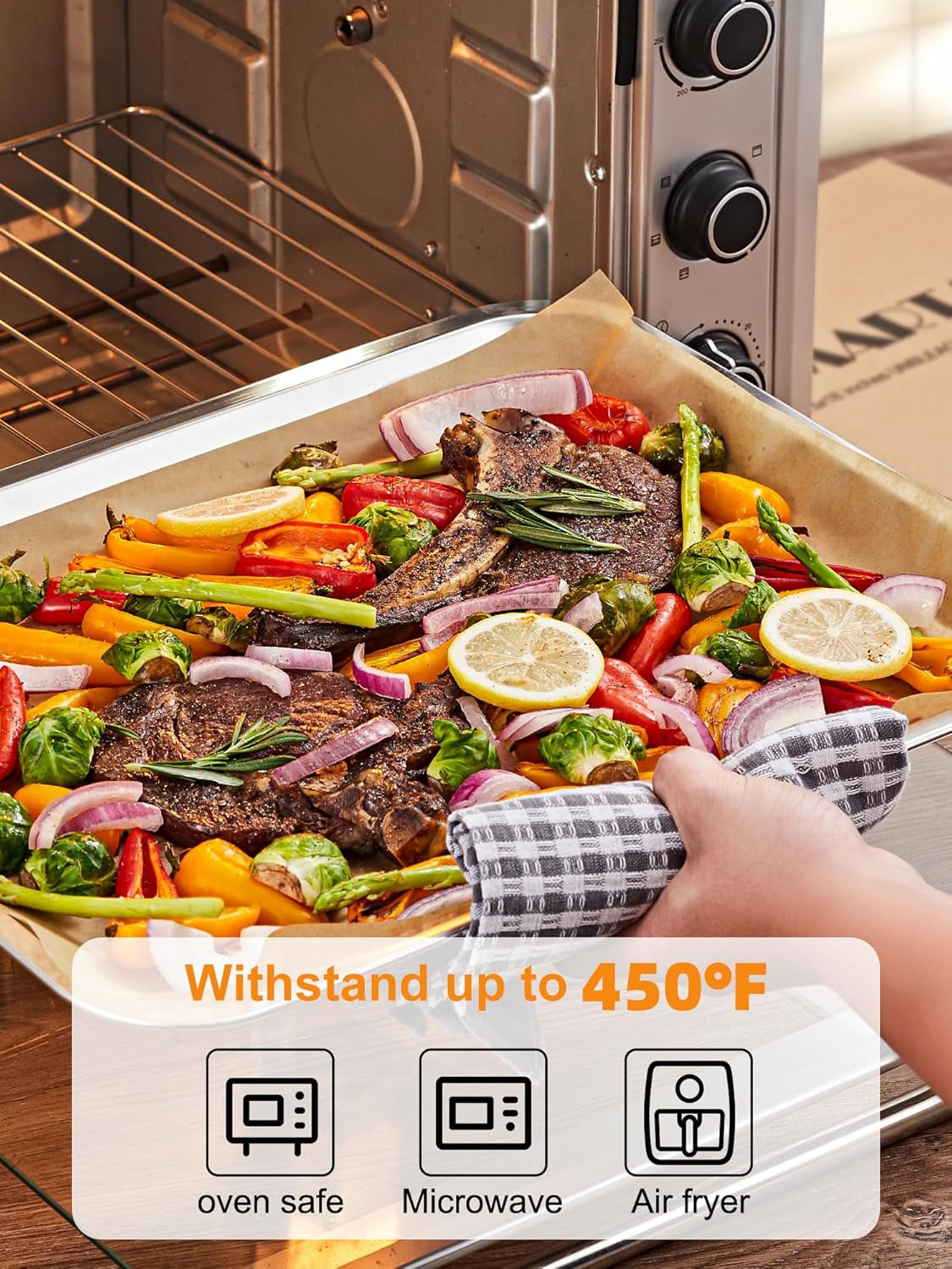 200 Pcs Parchment Paper Baking Sheets, 8X12 Inches Non-Stick Precut Baking Parchment, for Baking Grilling Steaming Bread Cup Cake Cookie and More (Unbleached)