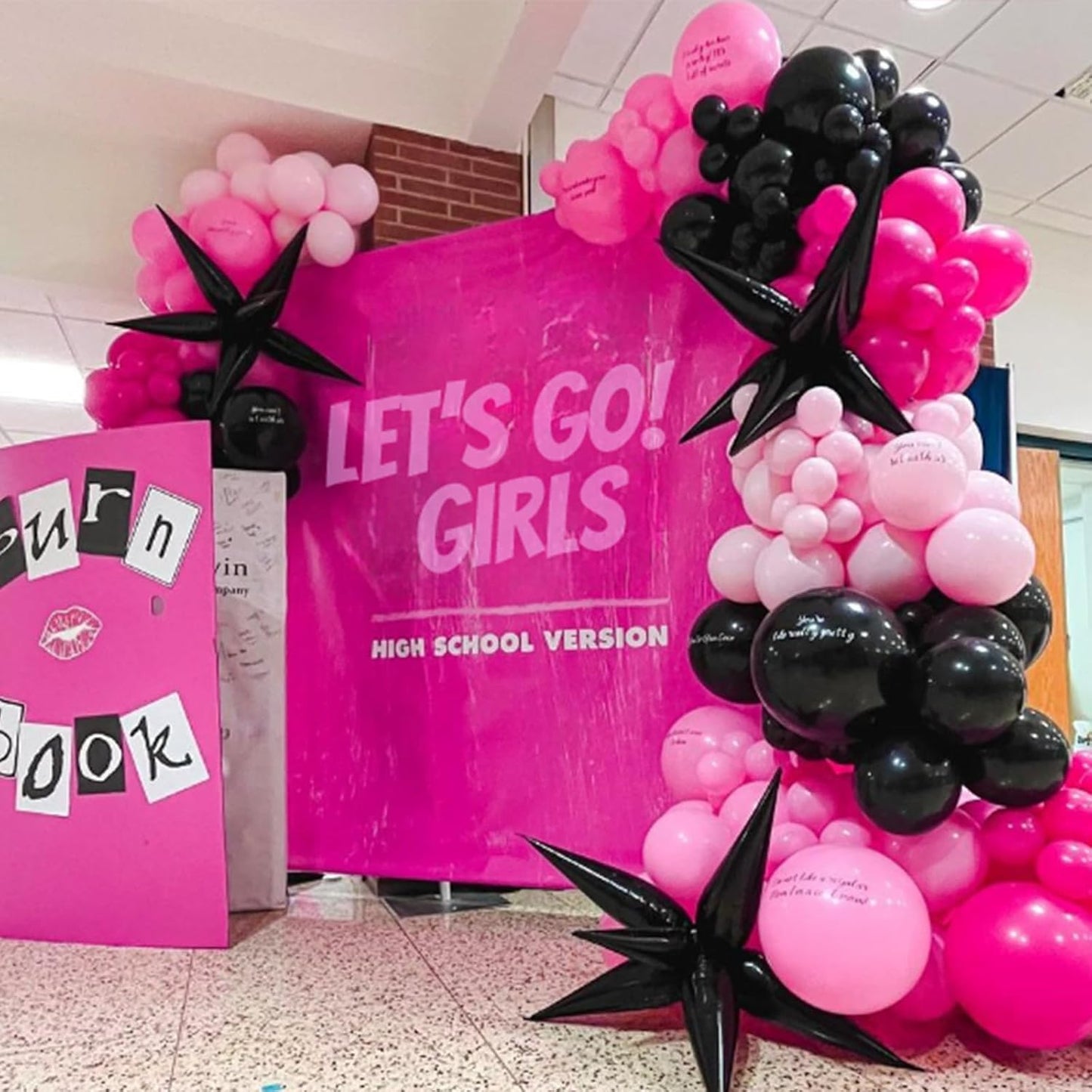 120Pcs 5 Inch Hot Pink Balloons, Small Hot Pink Latex Balloons for Wedding Engagement Bridal Bachelorette Tropical Birthday Party Decorations