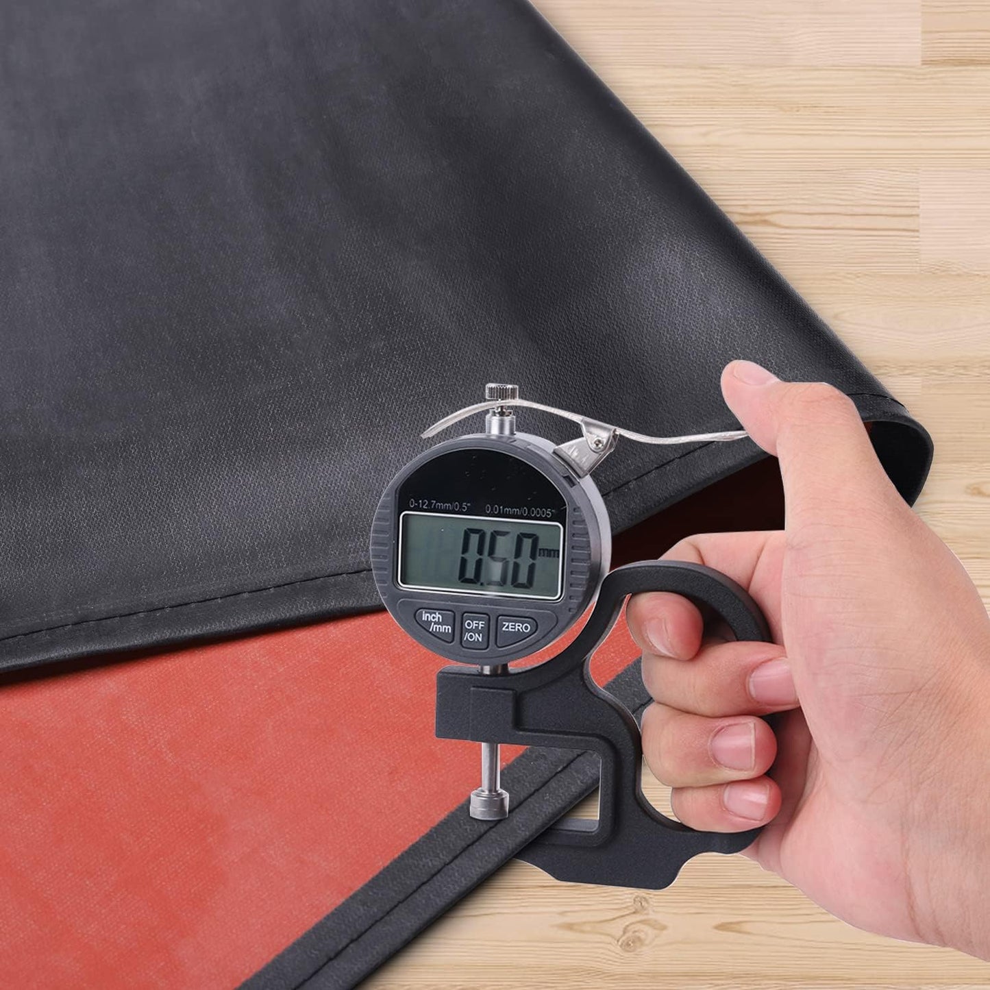 Thick Waterproof Rubber Black Vinyl Apron for Men 39" Heavy Duty Long Chemical Resistant Industrial Work Apron Adjustable Plastic Aprons for Dishwashing Butcher Dog Grooming Lab Work Cleaning Fish