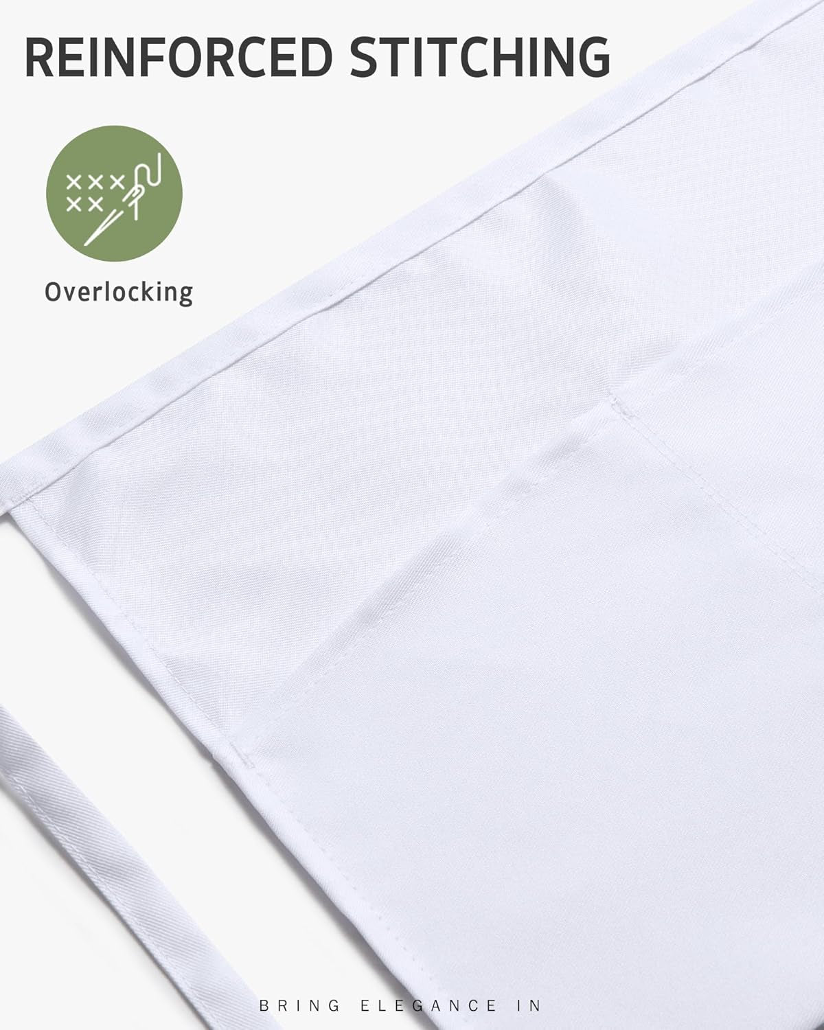 Server Apron, White