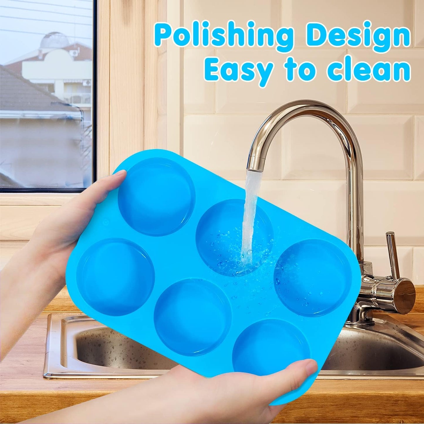 Silicone Oreo Cookie Mold, round Cylinder Chocolate Covered Oreos Molds, BPA Free and Non-Stick, Perfect for Cookies, Oreos, Candy, Soap, Cupcake, Pudding, Jello, Set of 3