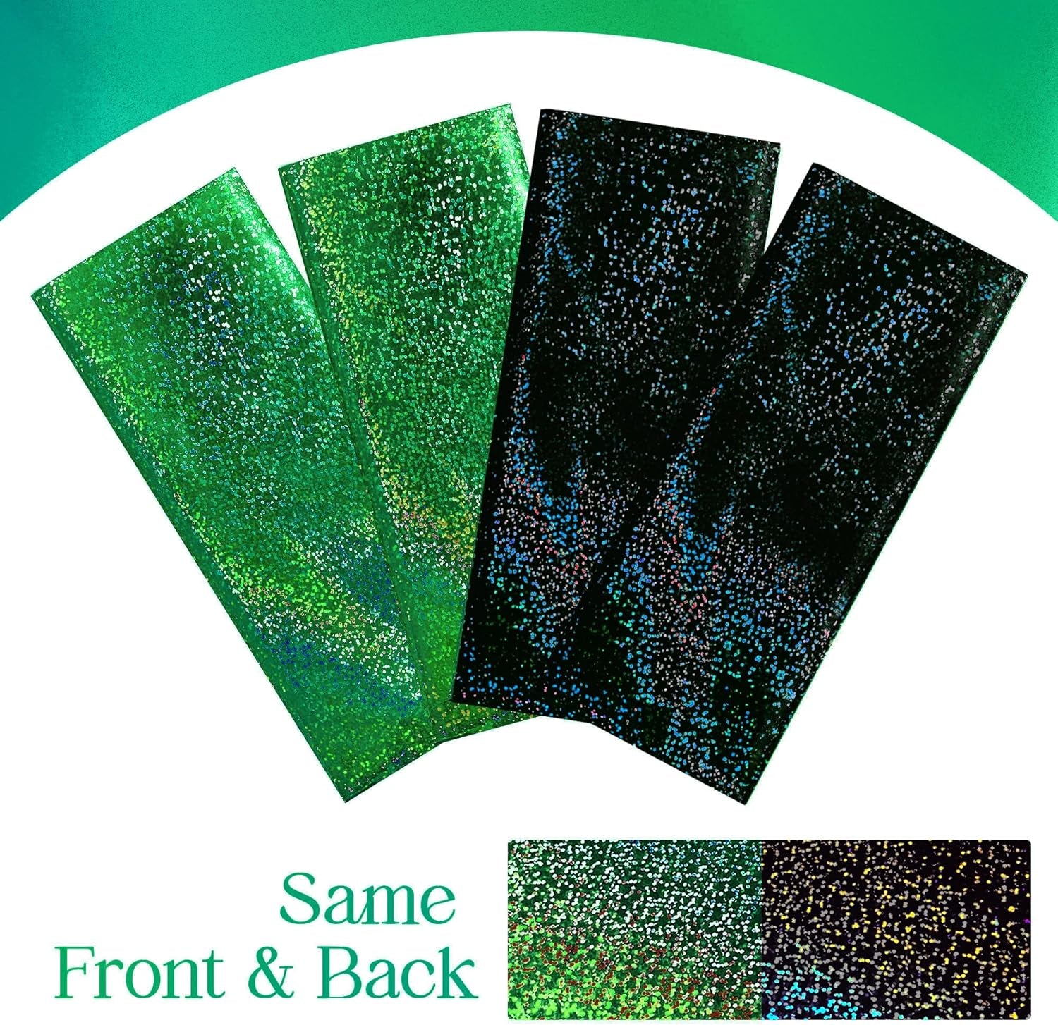 Black and Green Holographic Tablecloth 40" x 108" - Elegant Hot Pink Party Decoration for Valentine's Day, Birthday Celebrations, Halloween, and Baby Showers