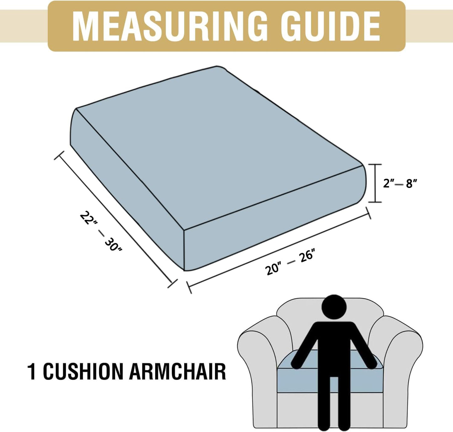 Suede Arm Chair Covers Stretch Couch Cushion Covers Thick Soft Chair Covers Armchair Couch Cover for Sectional Sofa Covers for Pets Washable(1 Piece Chair Cover, Vintage Clay)
