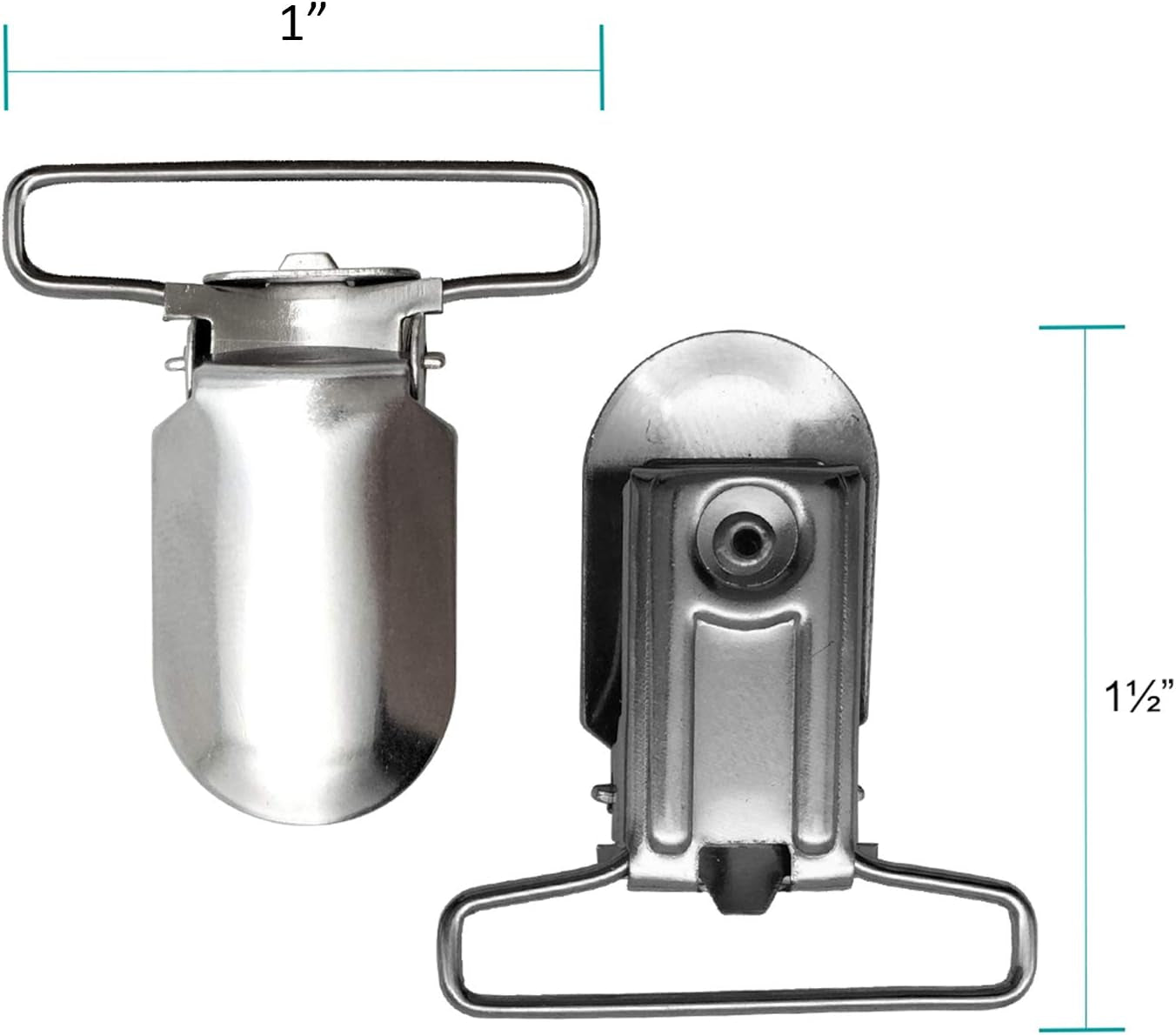 20-Piece Men'S Suspender Clips: Heavy Duty Bed Sheet Fasteners and Straps Holder